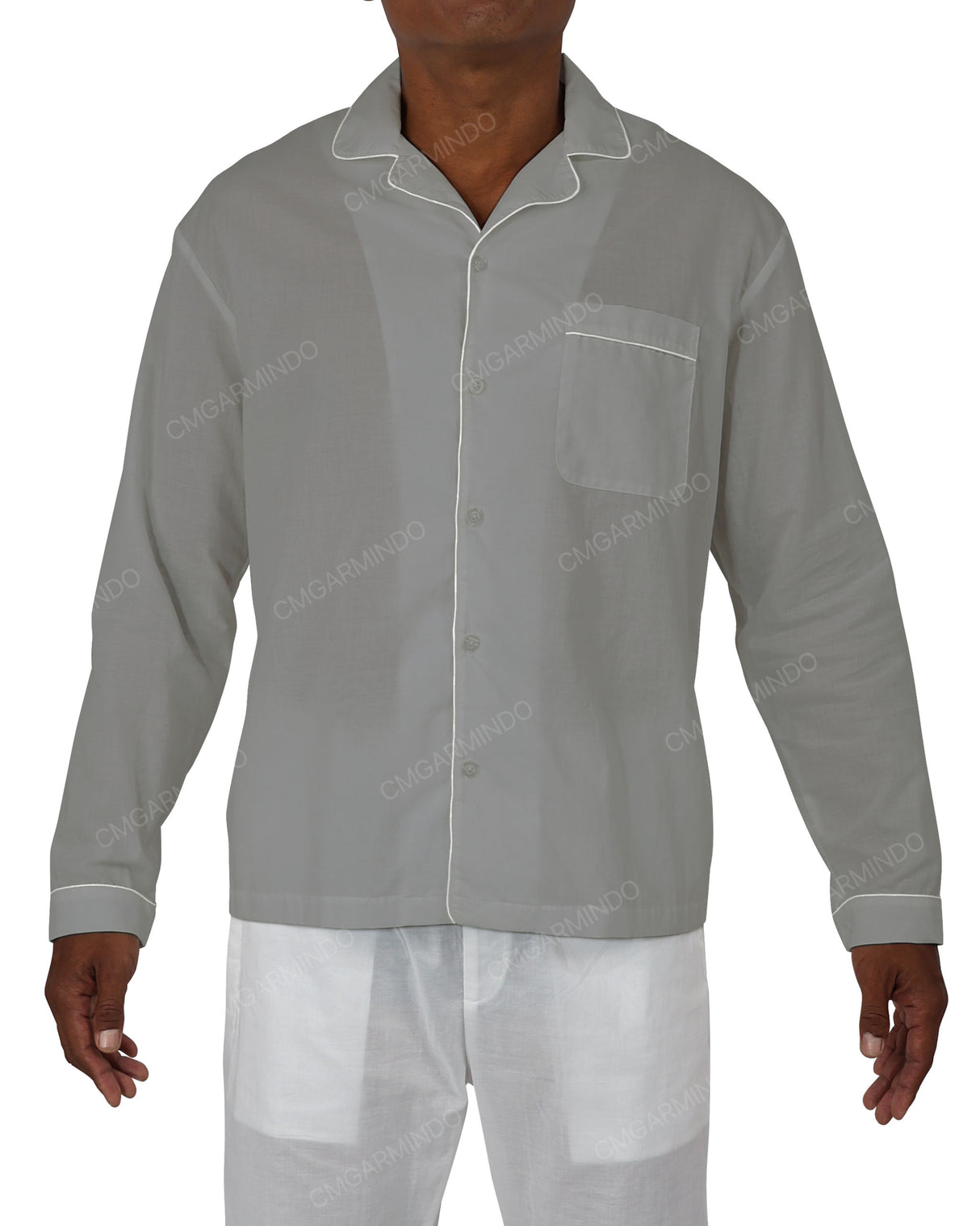 Relaxed Long Sleeve Pyjama Top