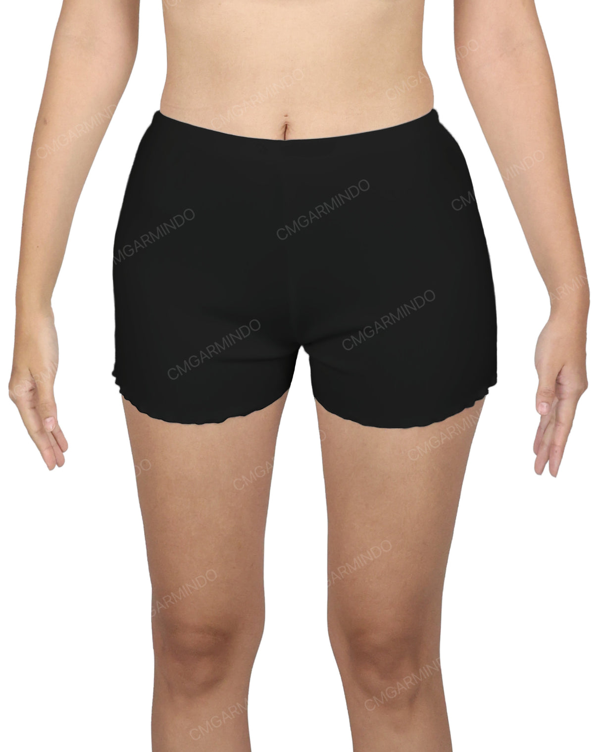 Lettuce Hem Low Waist Shorts