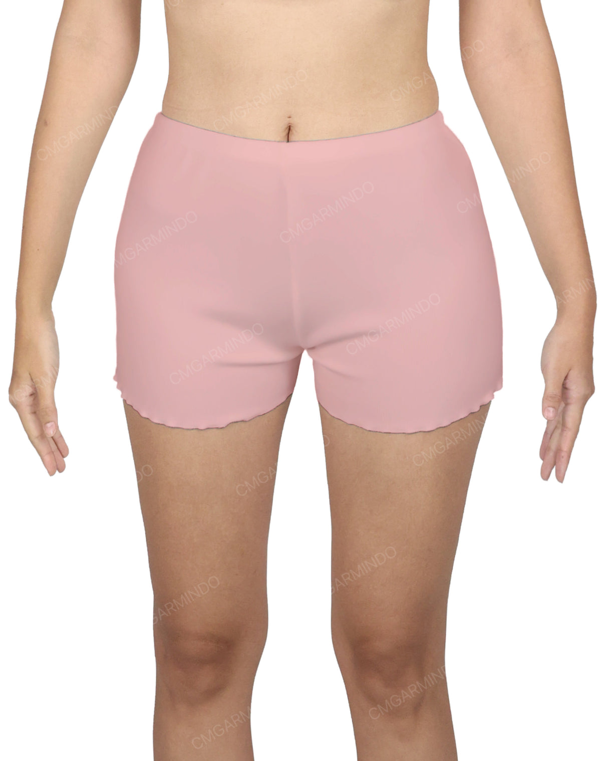Lettuce Hem Low Waist Shorts