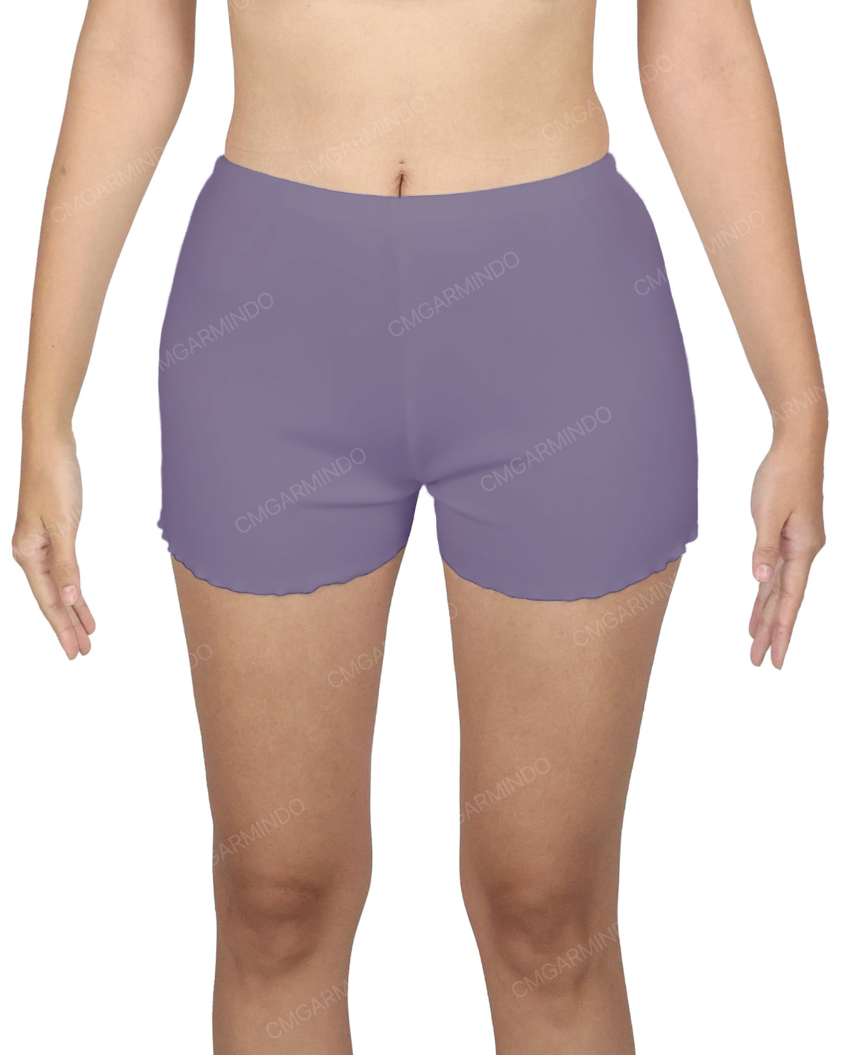 Lettuce Hem Low Waist Shorts