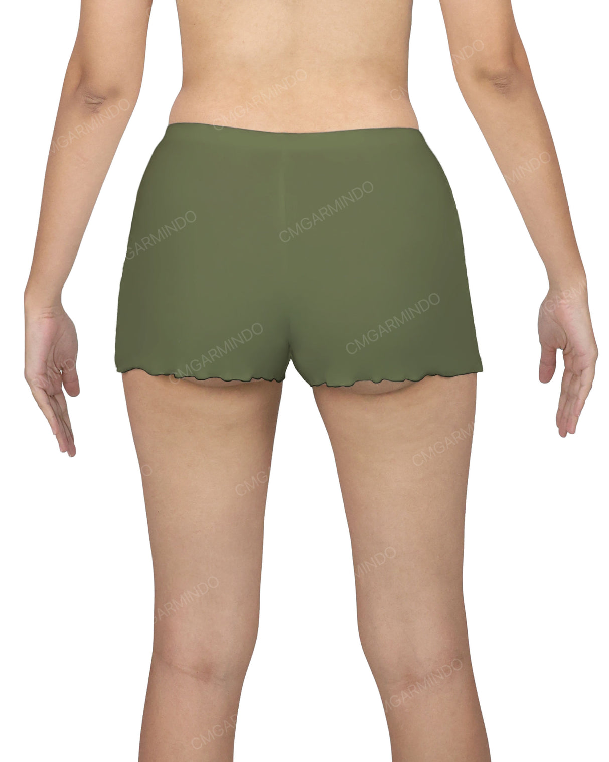 Lettuce Hem Low Waist Shorts