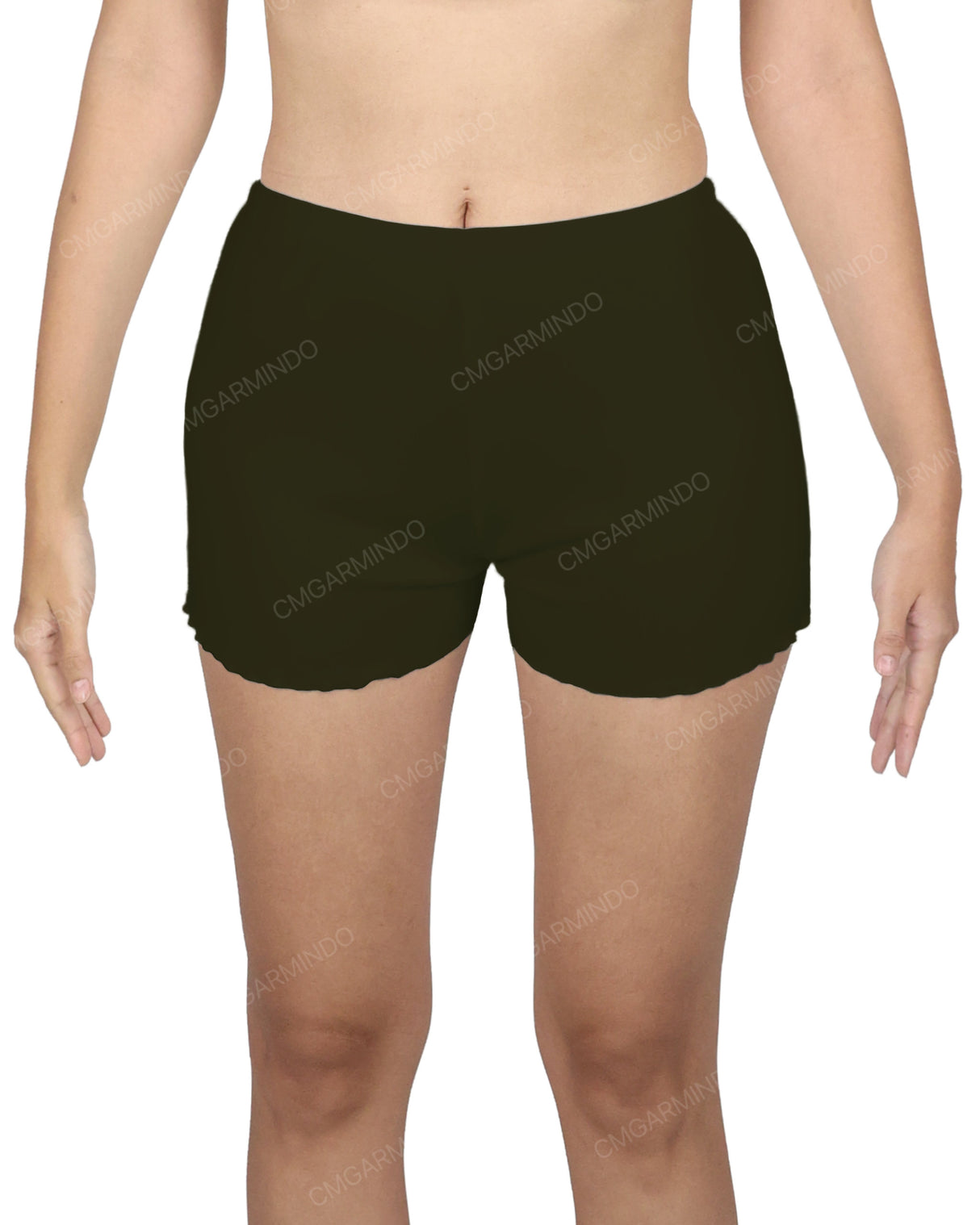Lettuce Hem Low Waist Shorts