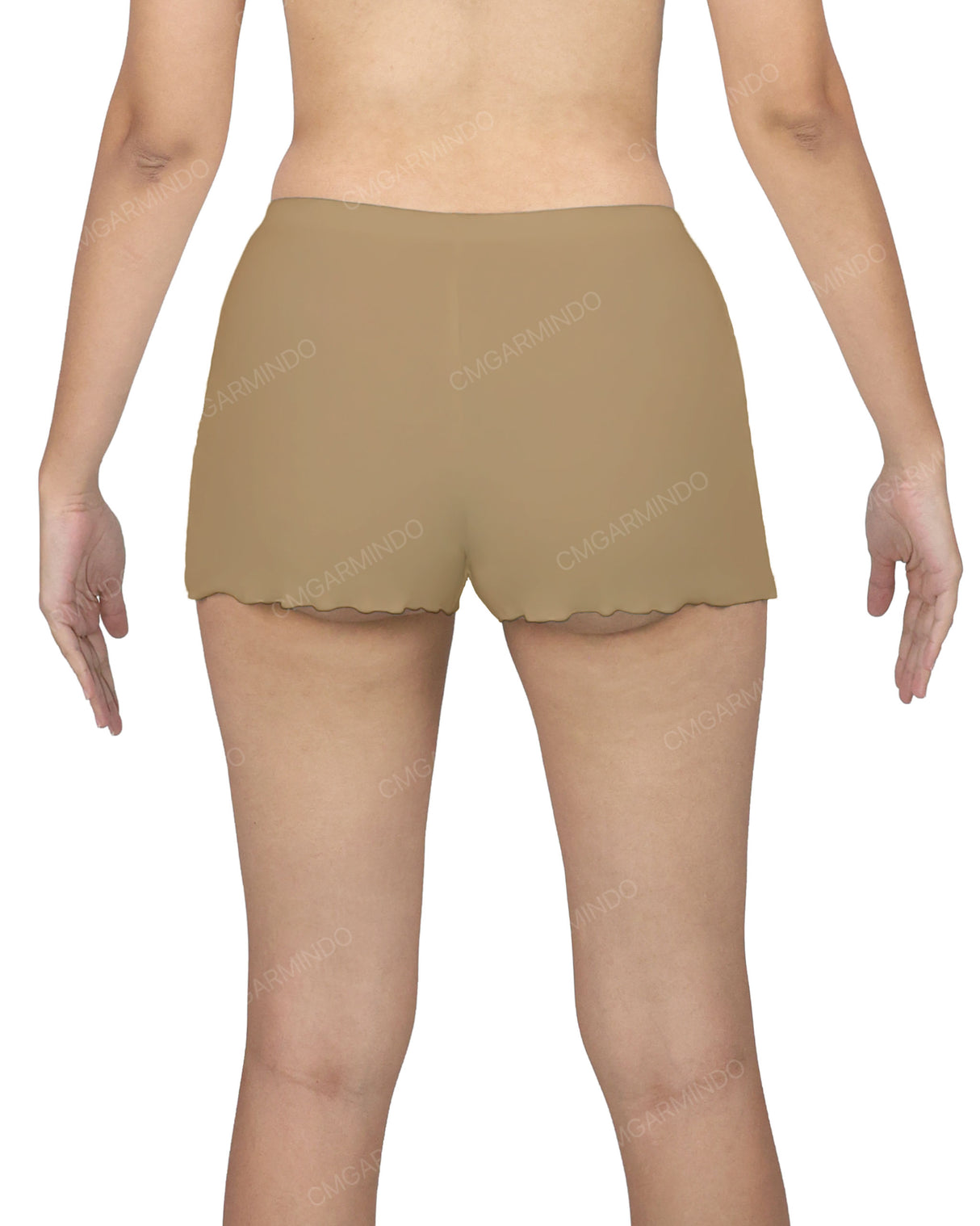 Lettuce Hem Low Waist Shorts