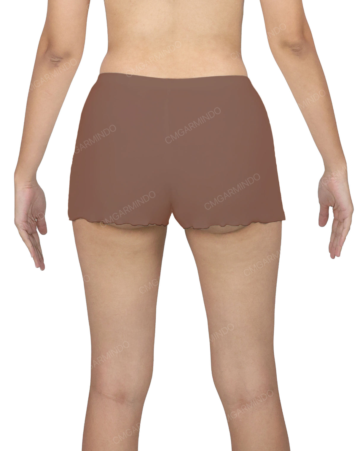 Lettuce Hem Low Waist Shorts