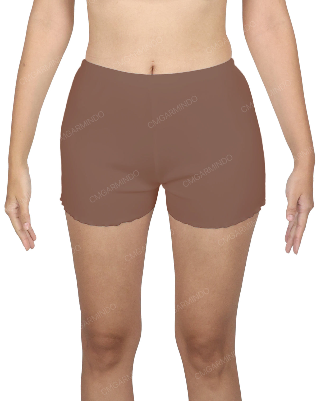 Lettuce Hem Low Waist Shorts