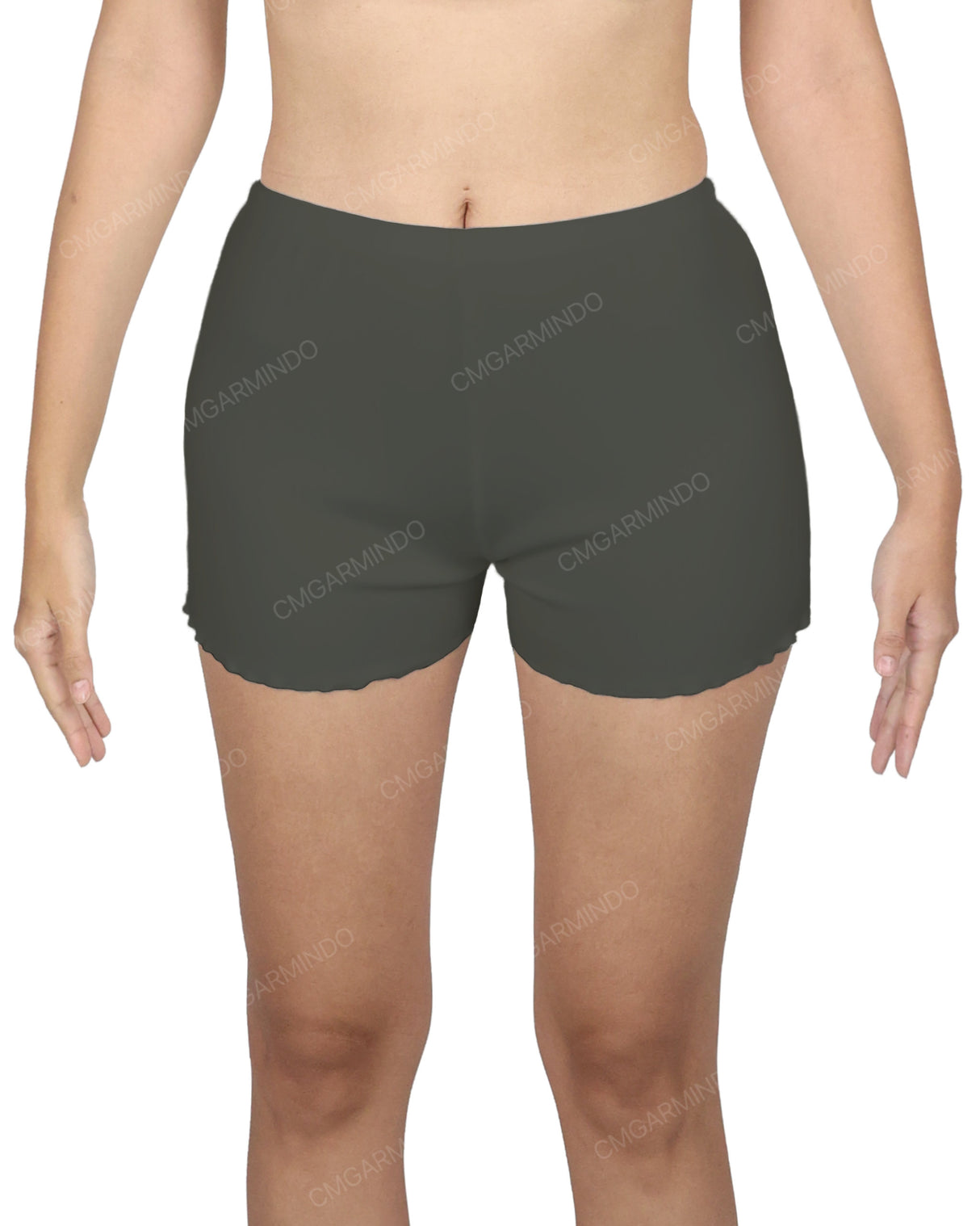 Lettuce Hem Low Waist Shorts