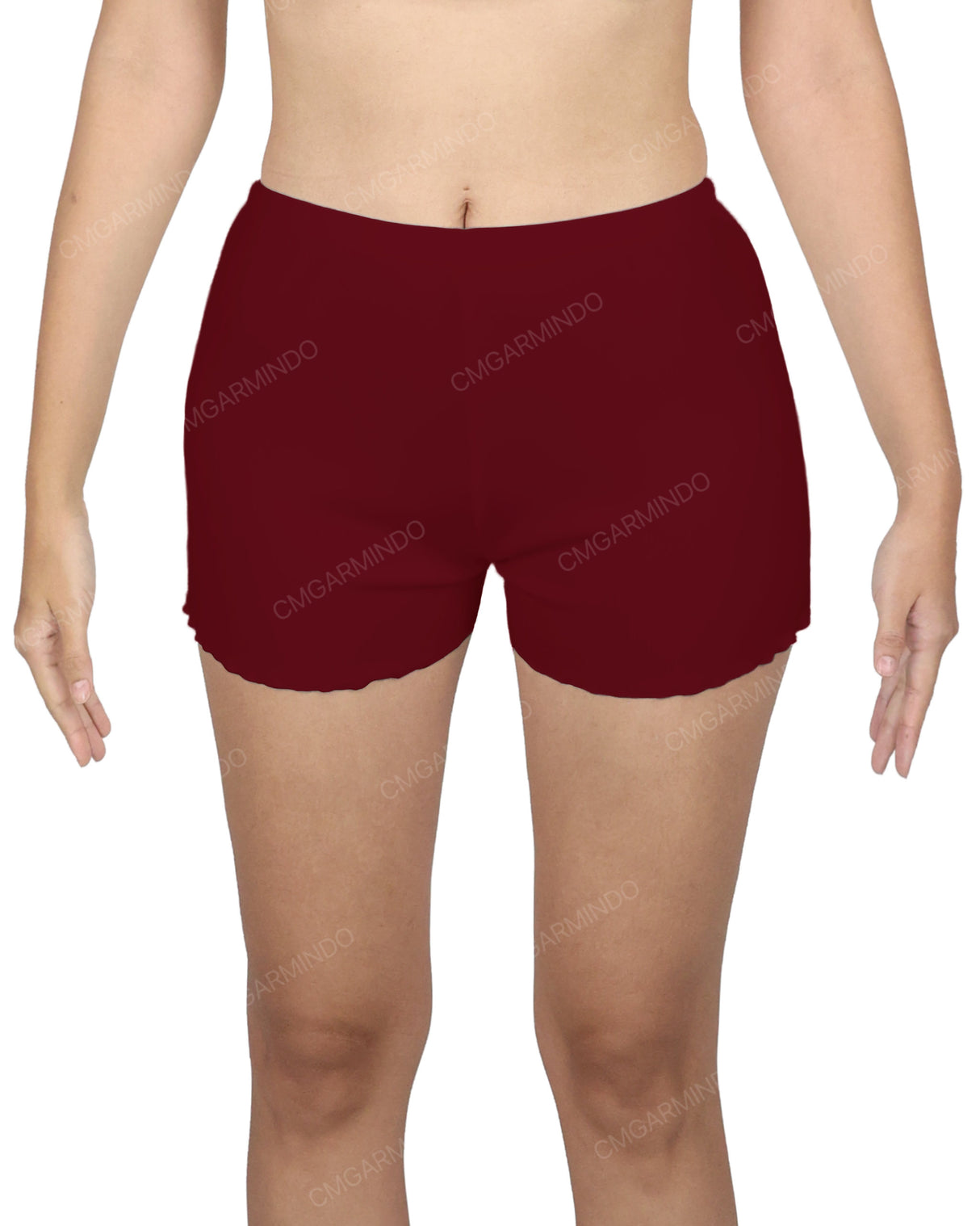 Lettuce Hem Low Waist Shorts