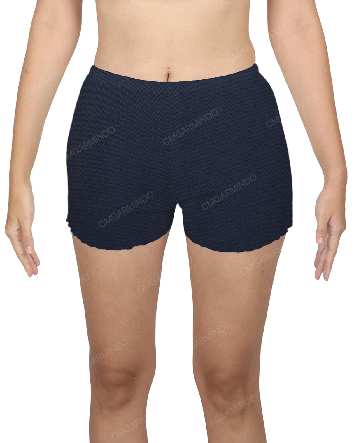 Lettuce Hem Low Waist Shorts