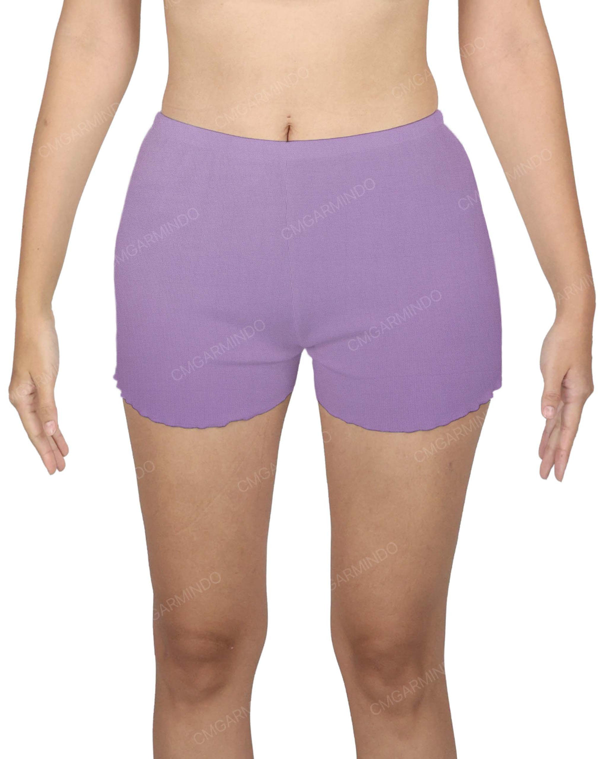 Lettuce Hem Low Waist Shorts
