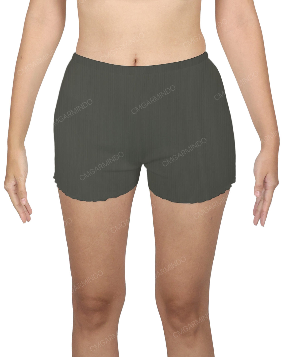 Lettuce Hem Low Waist Shorts