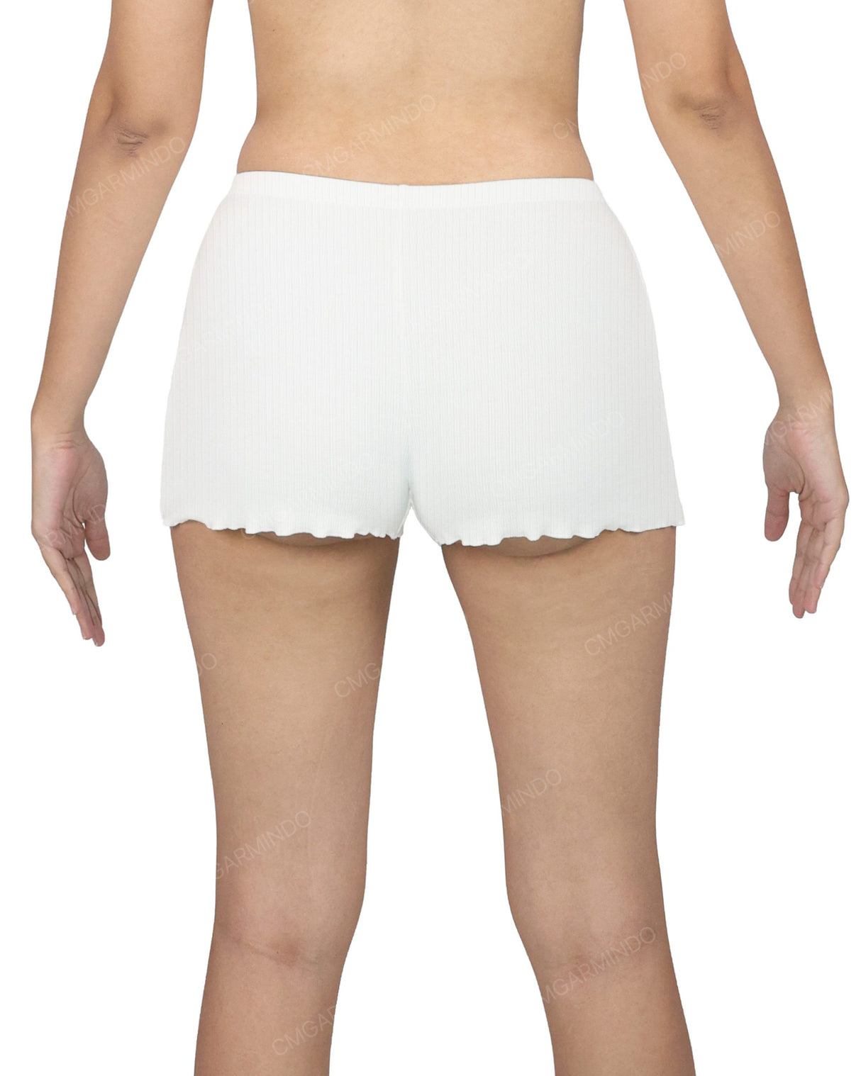 Lettuce Hem Low Waist Shorts