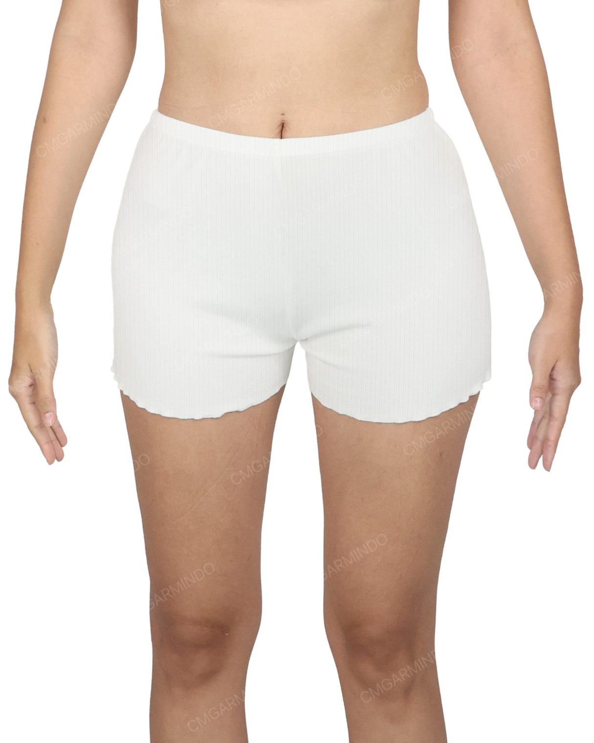 Lettuce Hem Low Waist Shorts