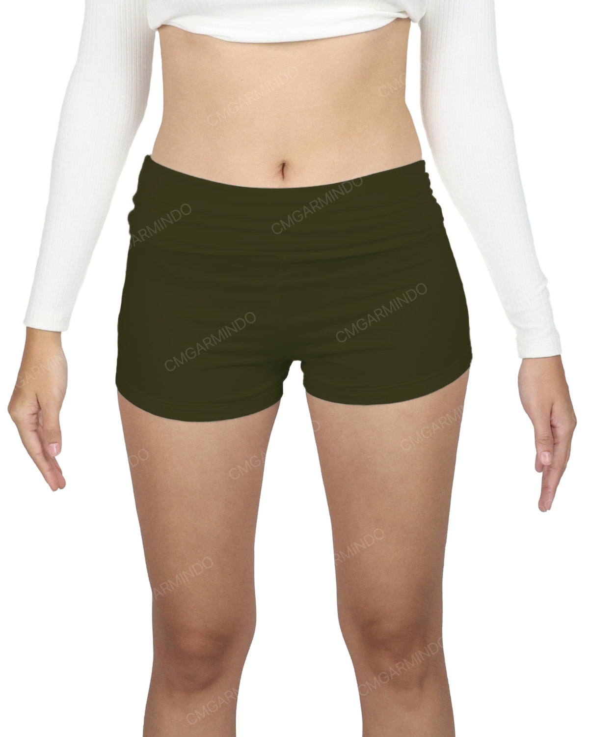 Folded Waist Shorts