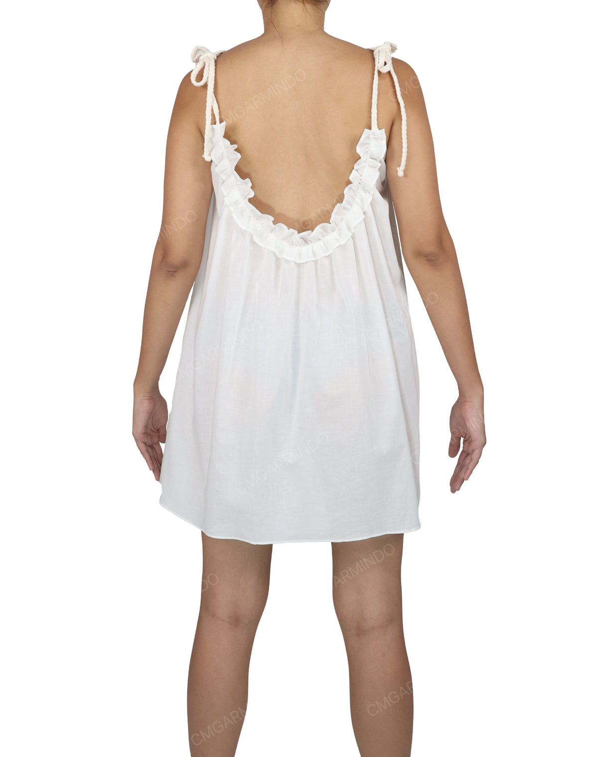 Scoop Neck Mini Sleep Dress