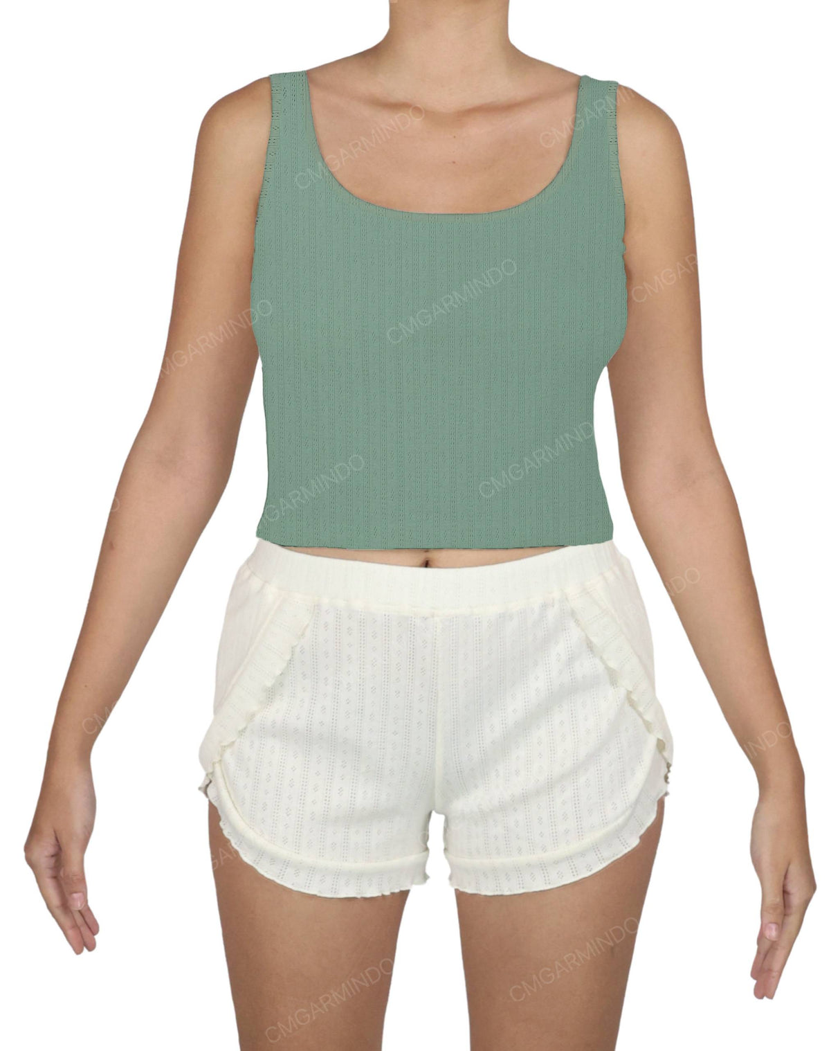 Square Neck Crop Top