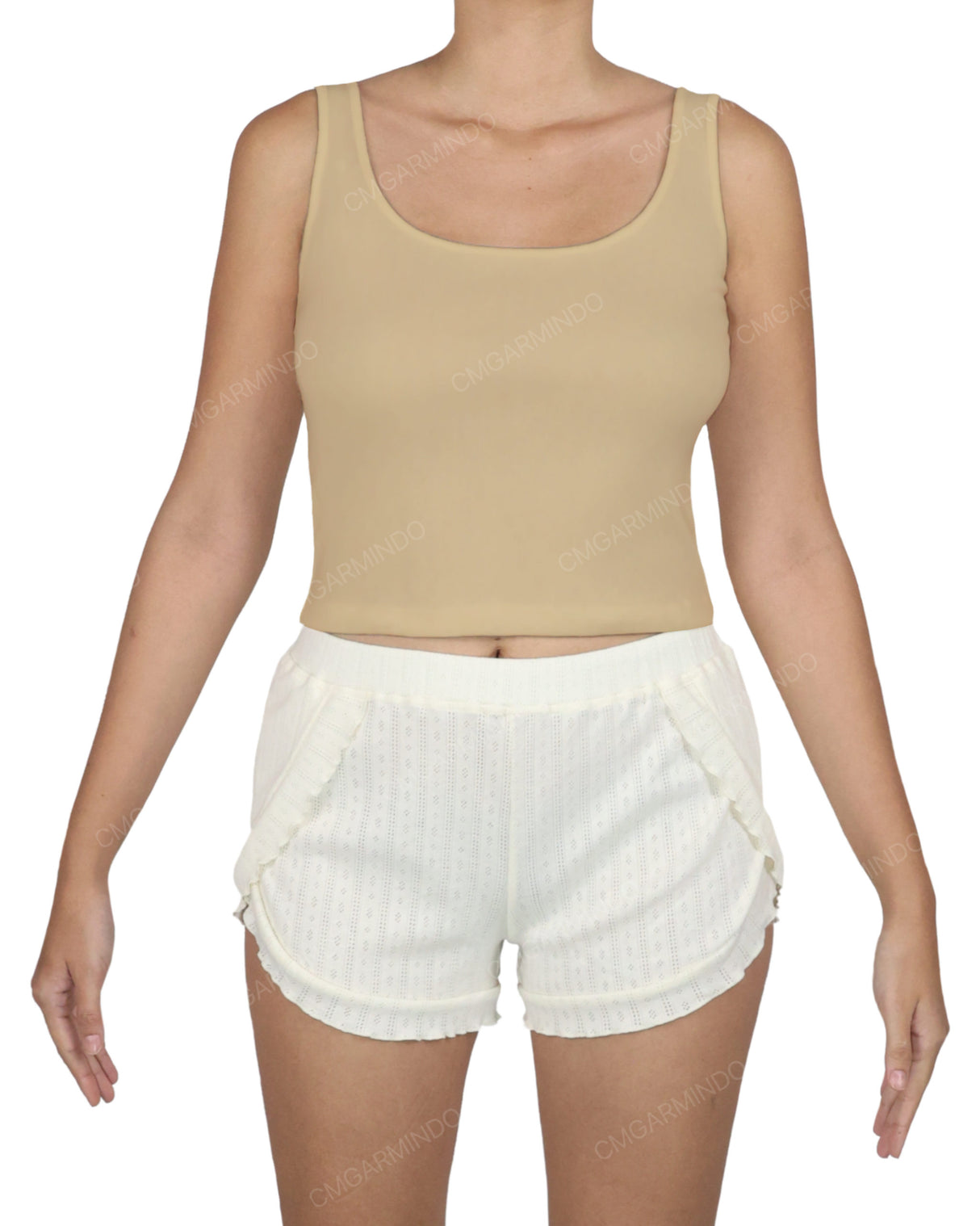 Square Neck Crop Top