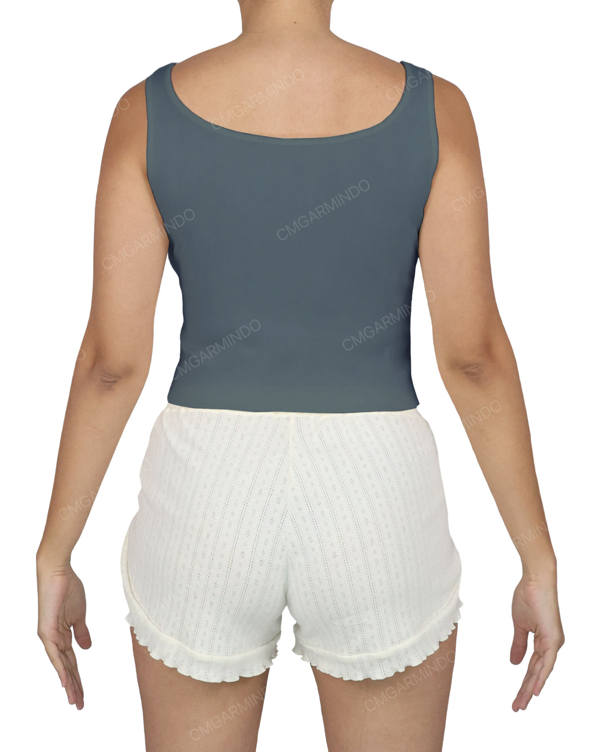Square Neck Crop Top