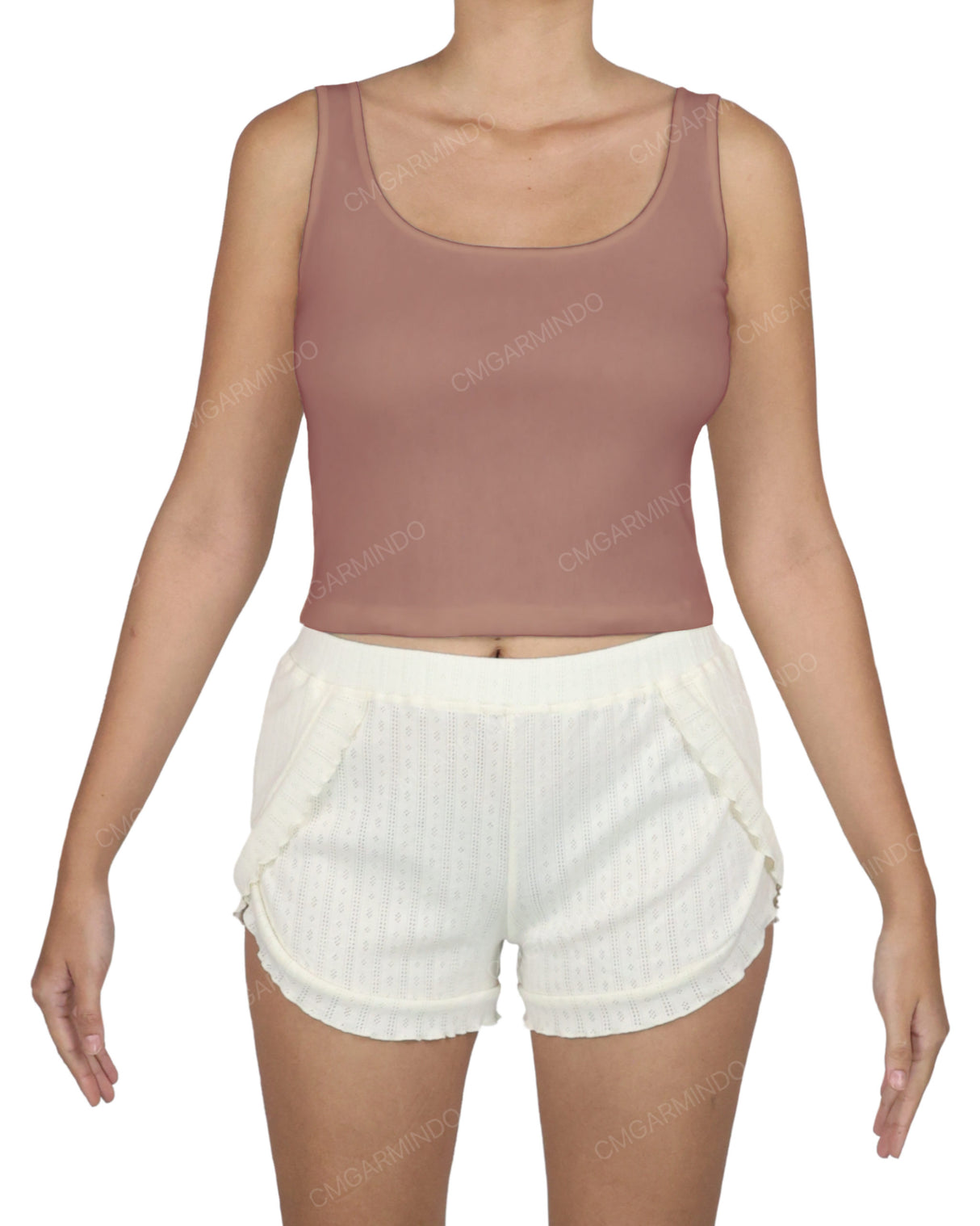Square Neck Crop Top