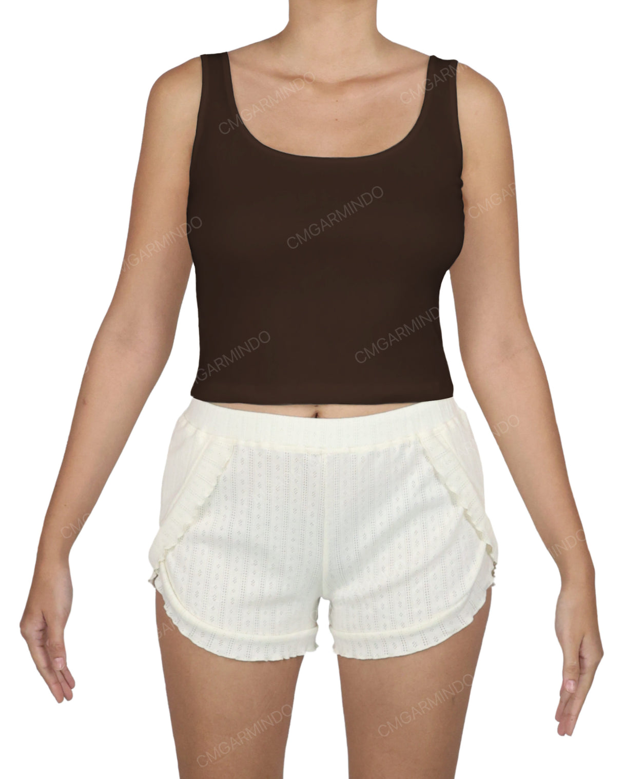 Square Neck Crop Top