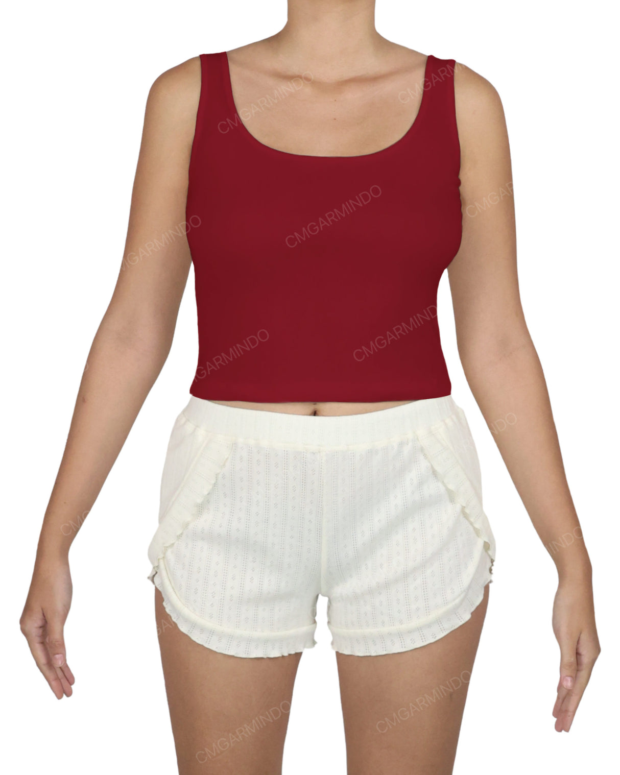 Square Neck Crop Top
