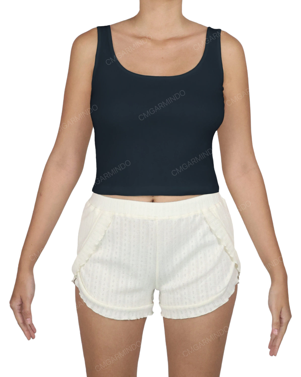 Square Neck Crop Top