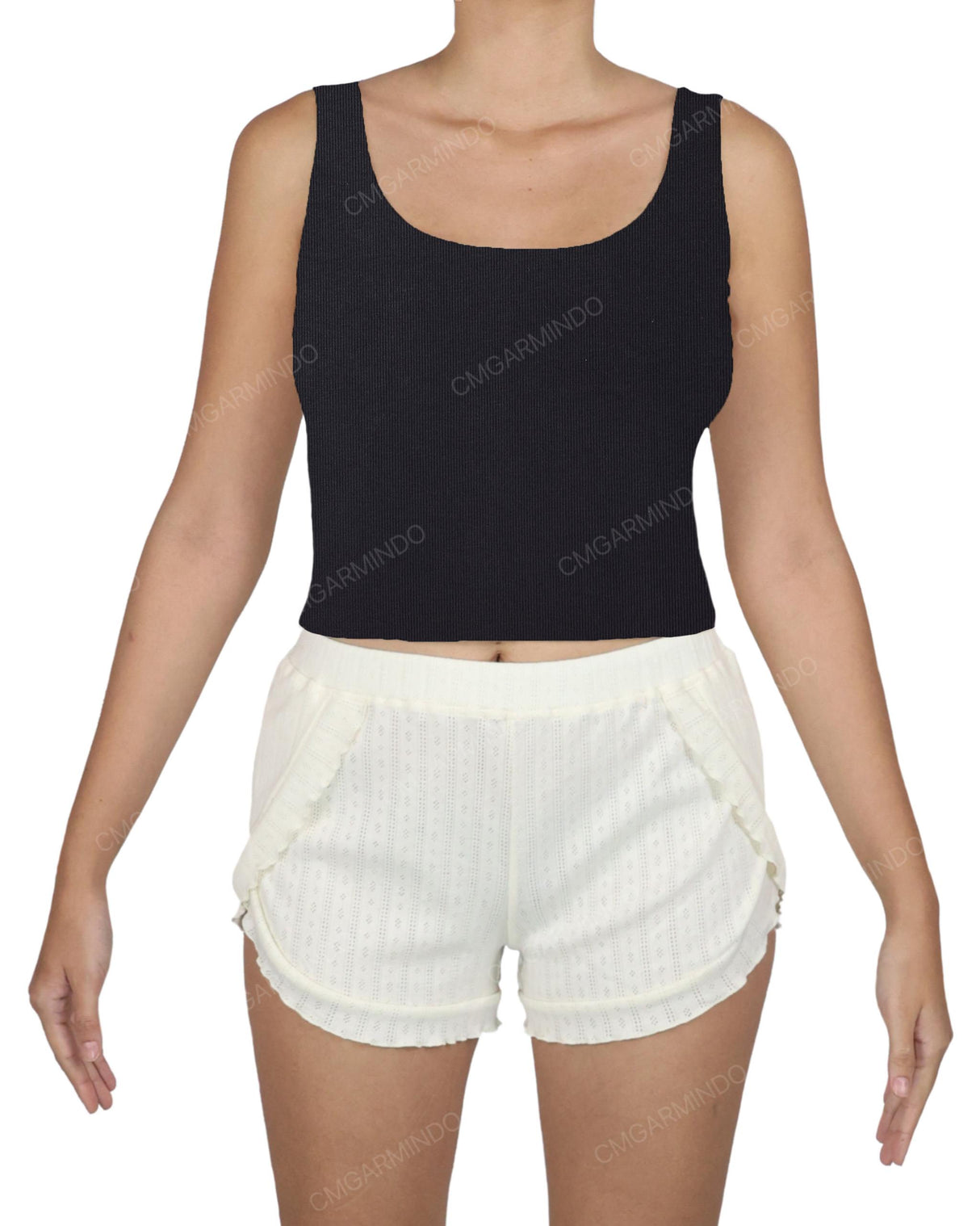 Square Neck Crop Top