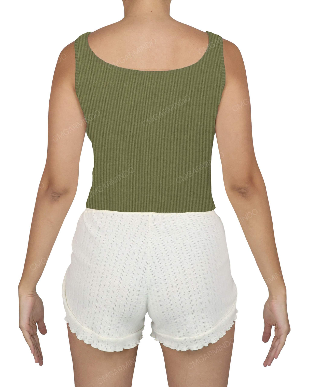 Square Neck Crop Top