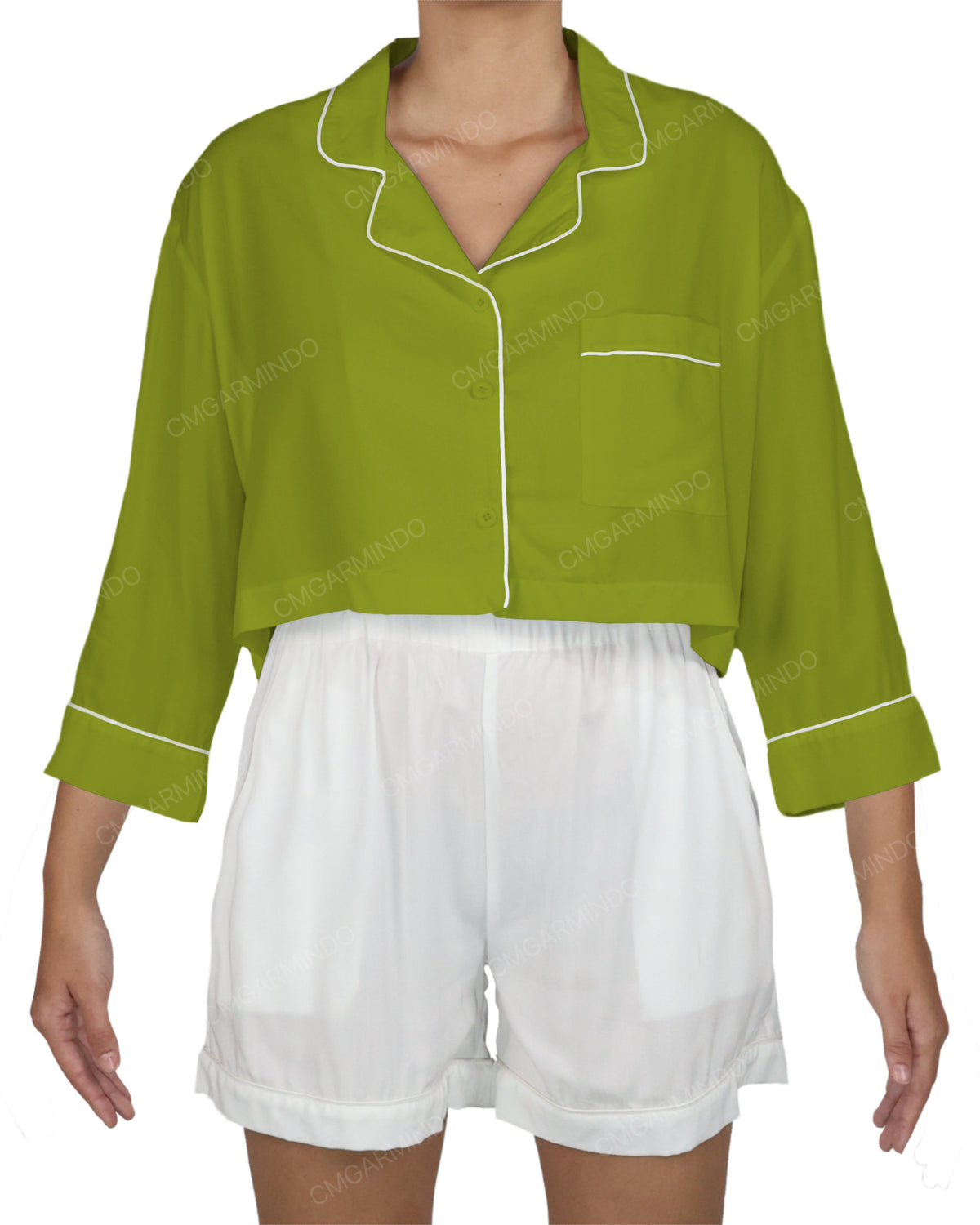 Oversized Short Sleeve Pyjama Top