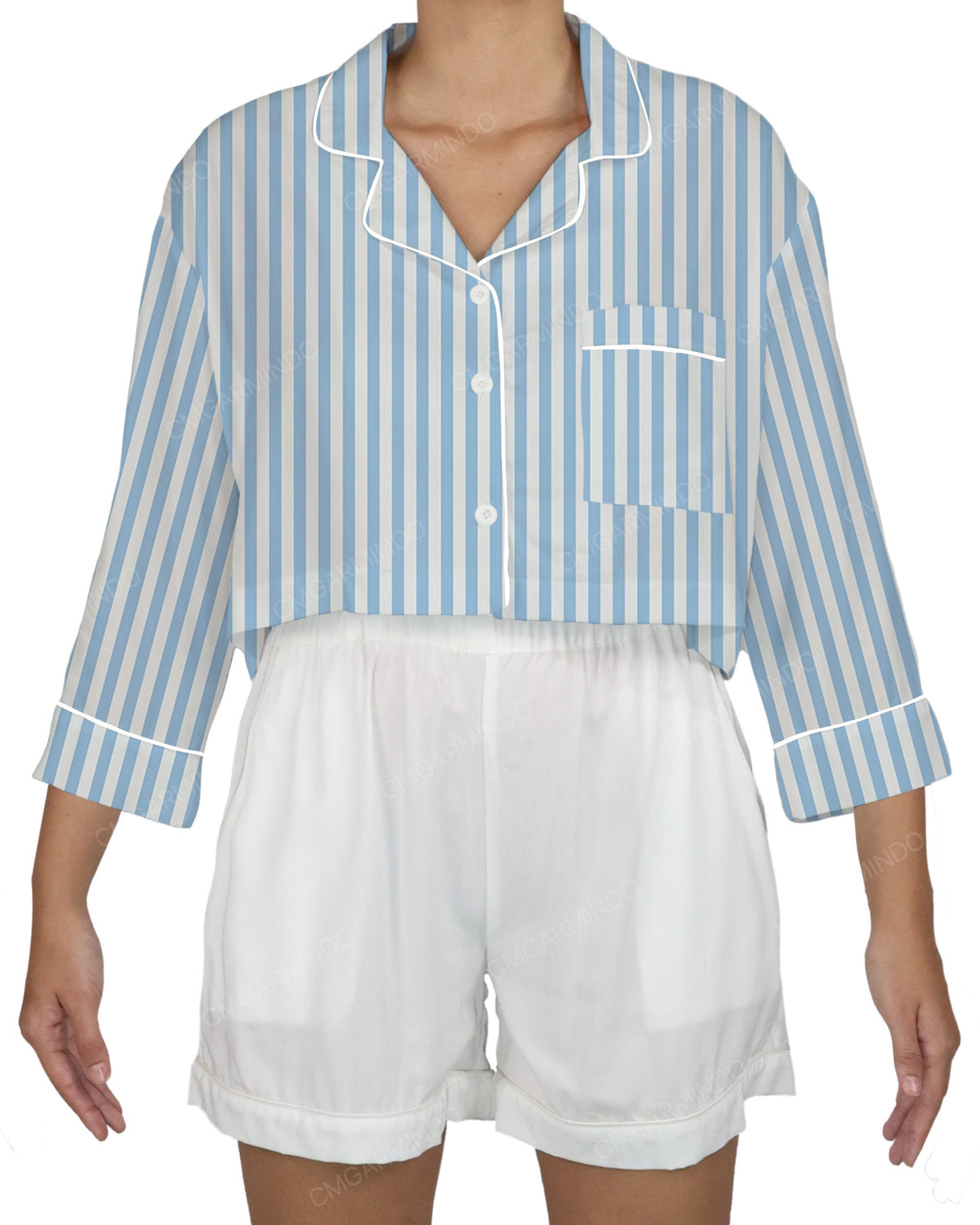 Oversized Short Sleeve Pyjama Top