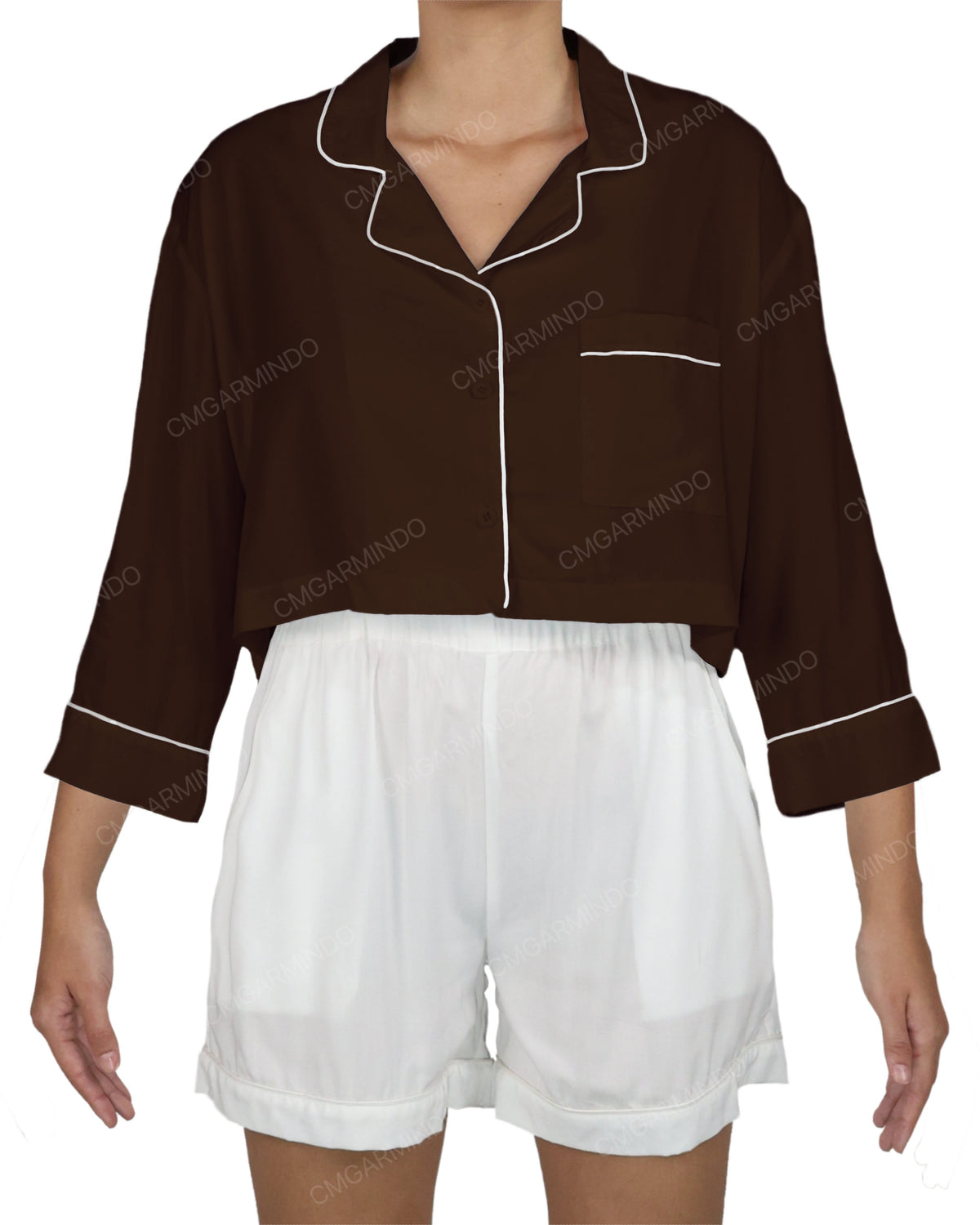 Oversized Short Sleeve Pyjama Top
