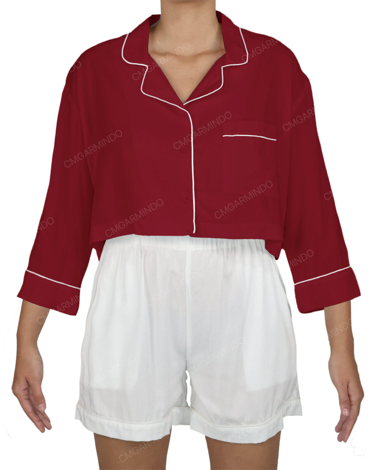 Oversized Short Sleeve Pyjama Top