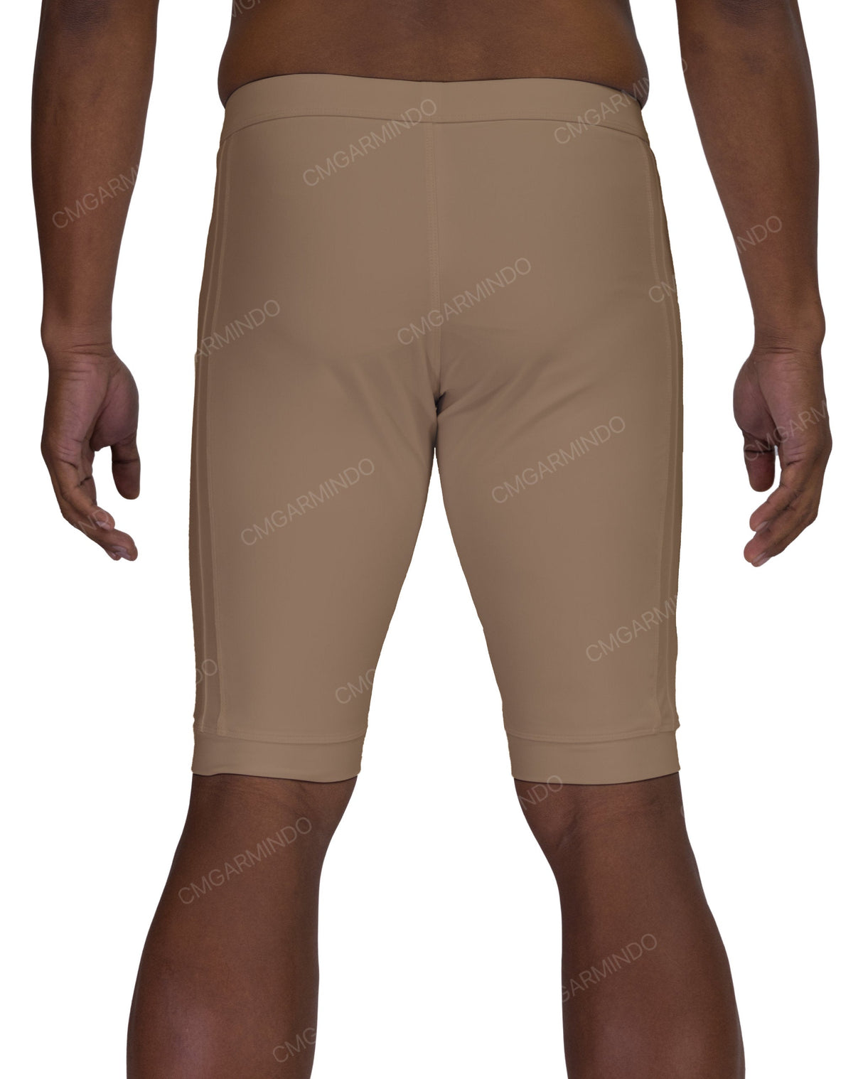 Side Panel Long Swim Shorts