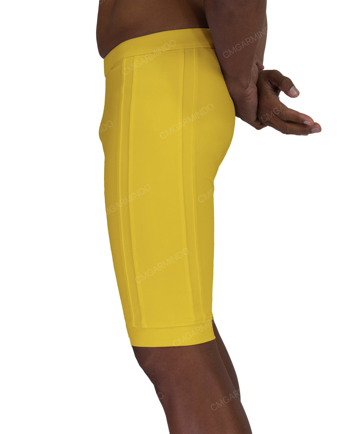 Side Panel Long Swim Shorts