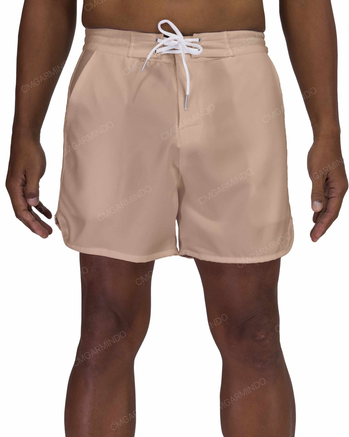 15" Fixed Waist Dolphin Hem Boardshorts