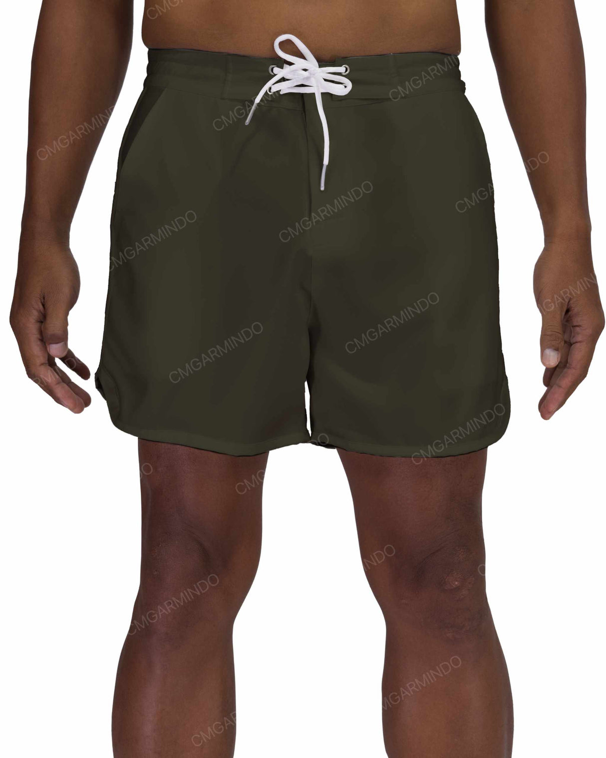 15" Fixed Waist Dolphin Hem Boardshorts