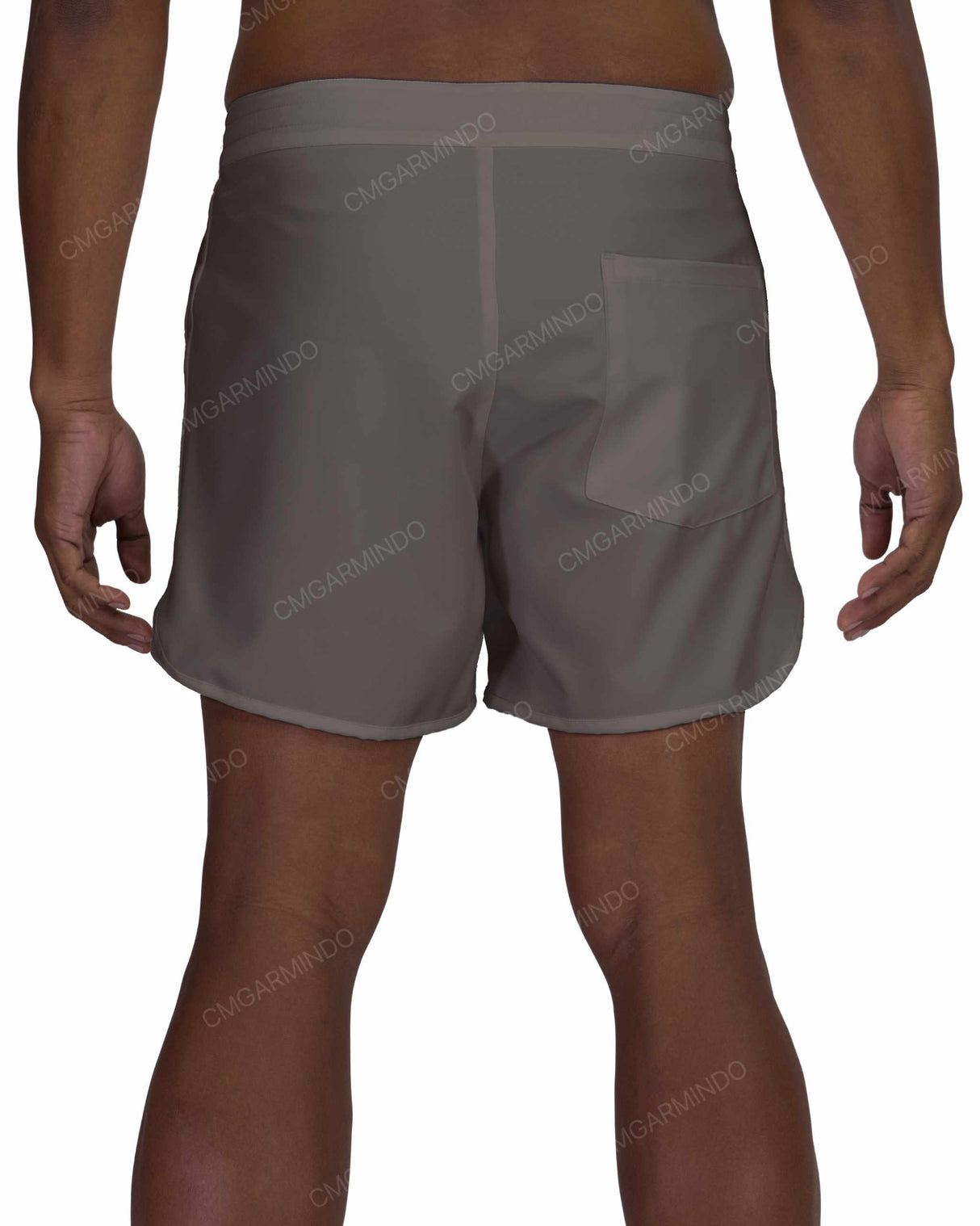 15" Fixed Waist Dolphin Hem Boardshorts