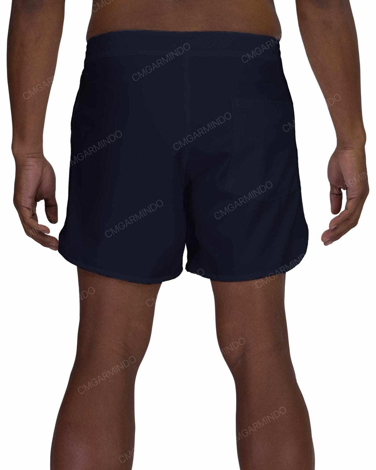 15" Fixed Waist Dolphin Hem Boardshorts