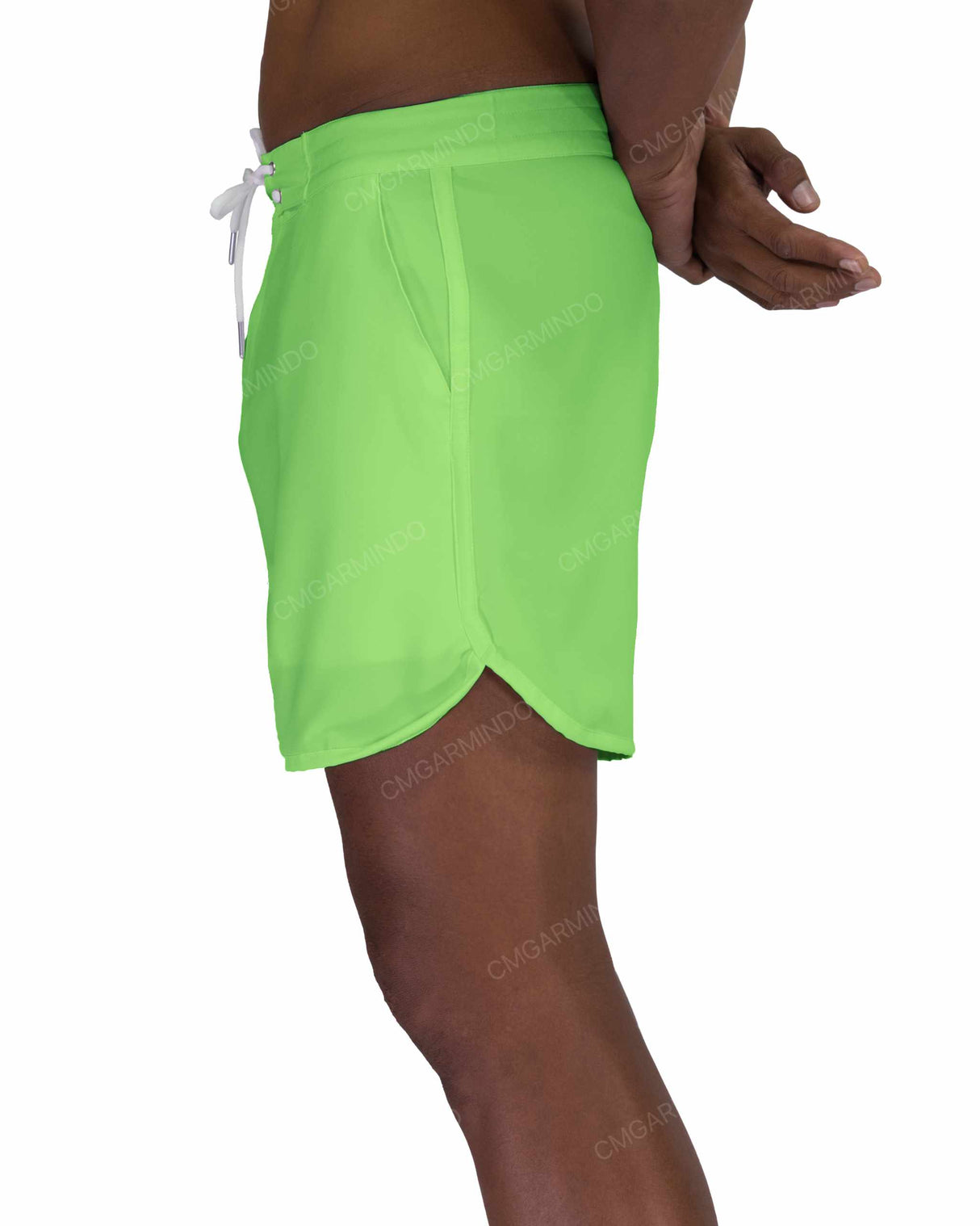 15" Fixed Waist Dolphin Hem Boardshorts