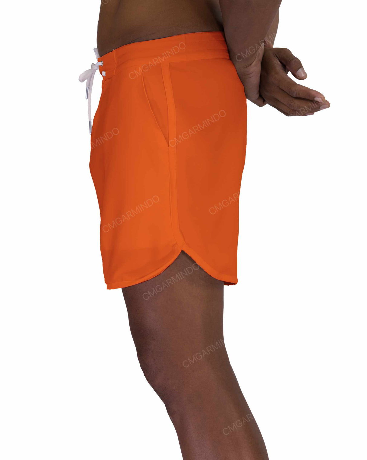15" Fixed Waist Dolphin Hem Boardshorts