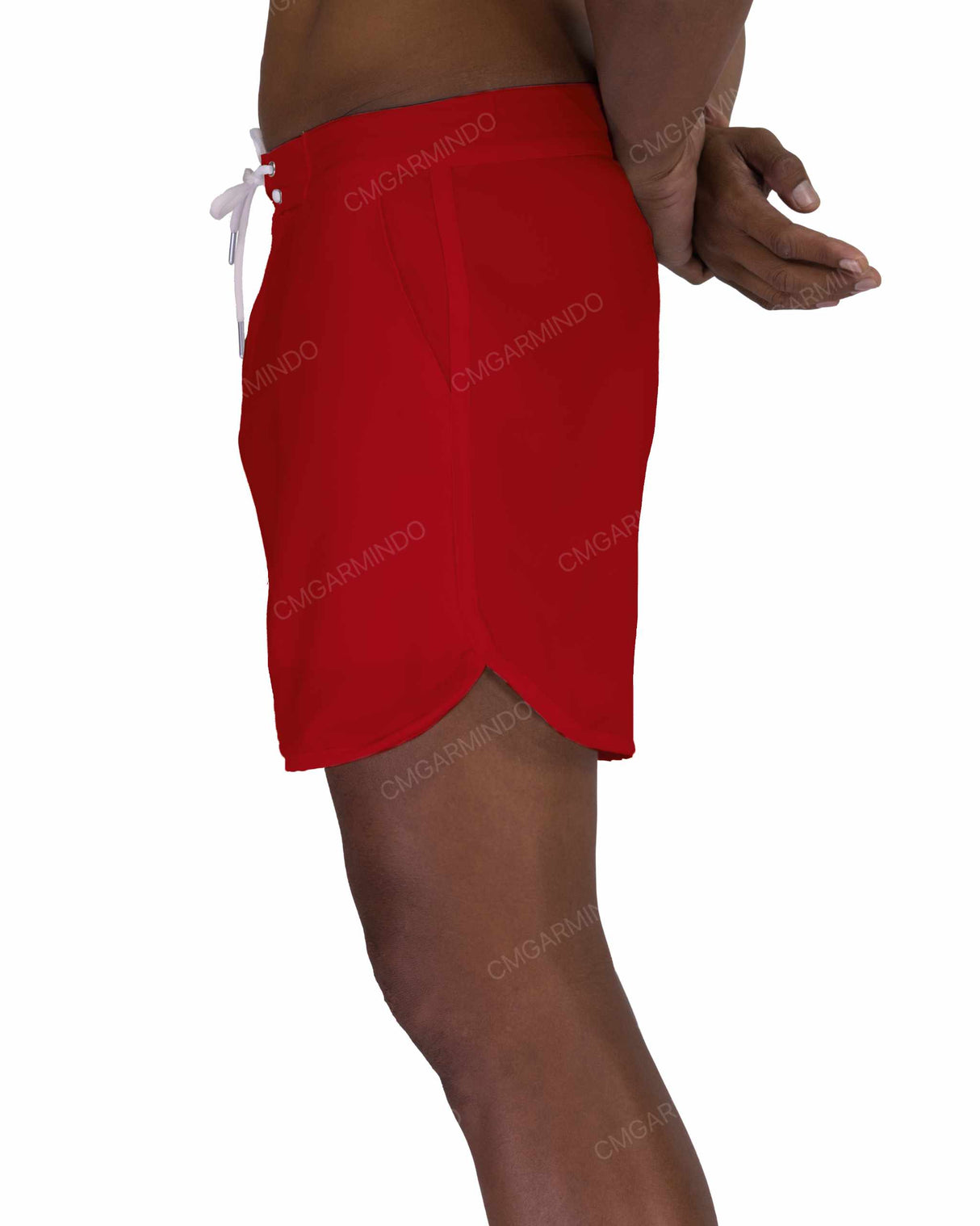 15" Fixed Waist Dolphin Hem Boardshorts