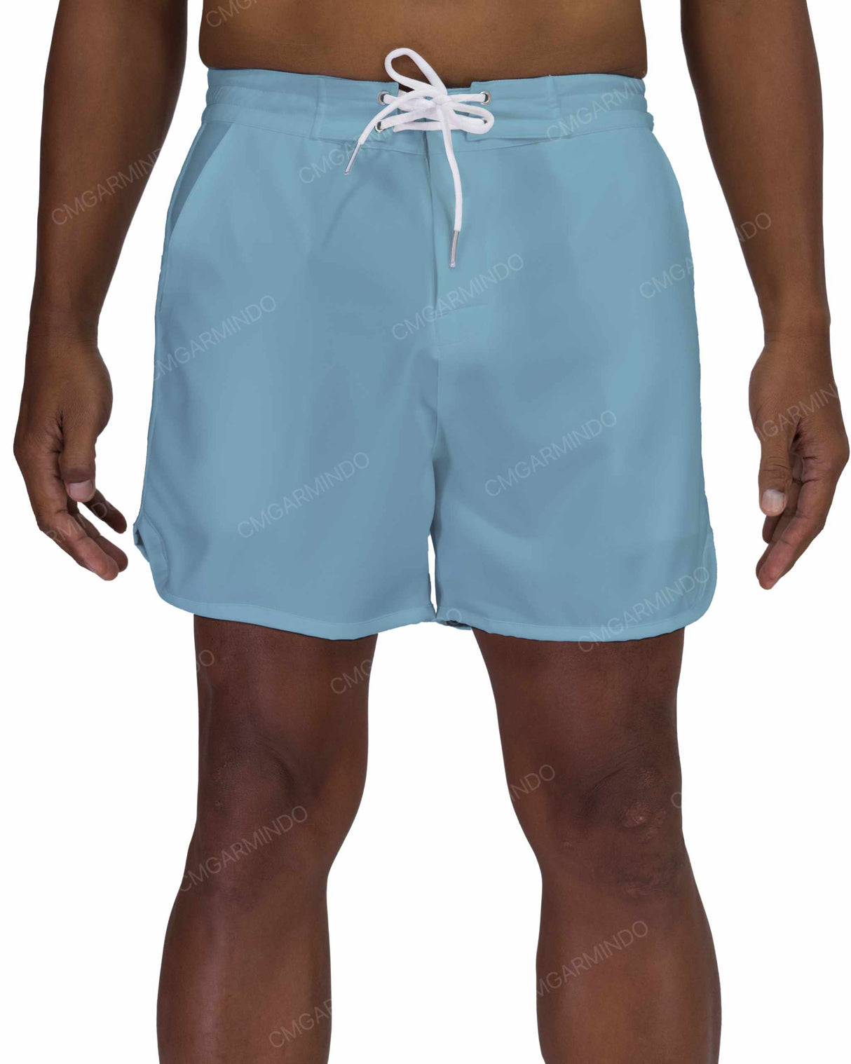 15" Fixed Waist Dolphin Hem Boardshorts