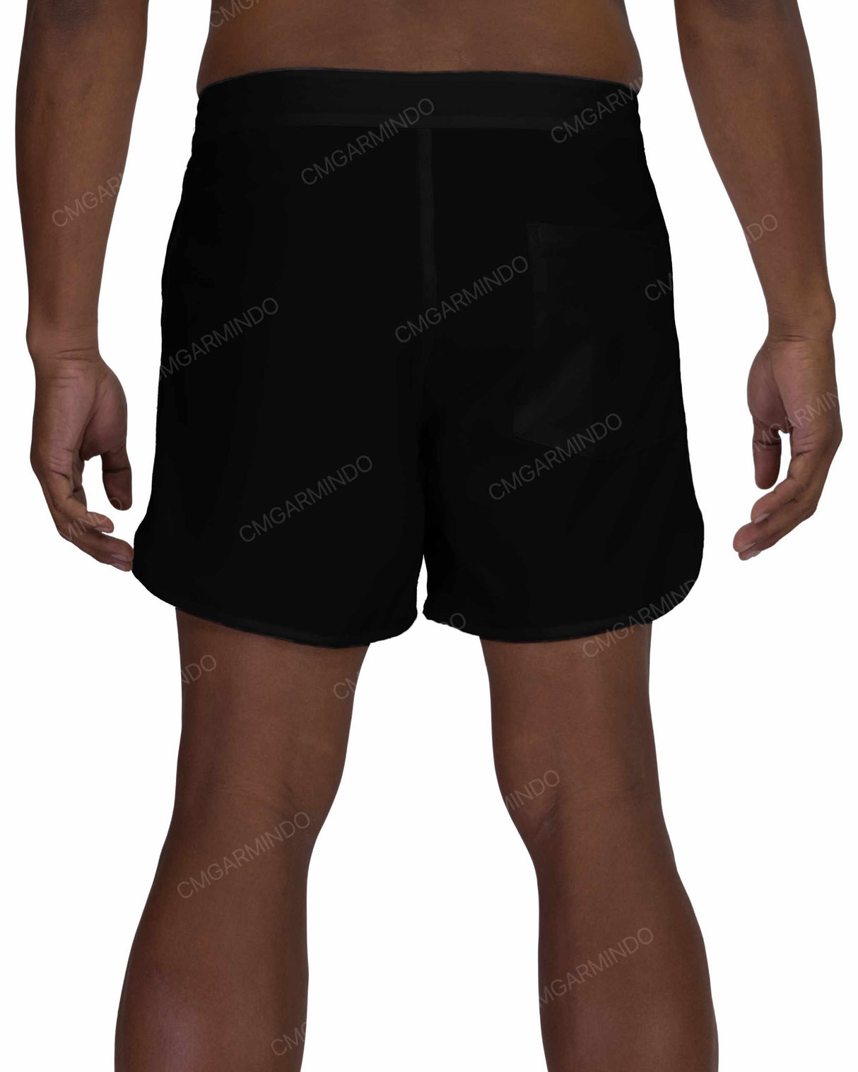 15" Fixed Waist Dolphin Hem Boardshorts