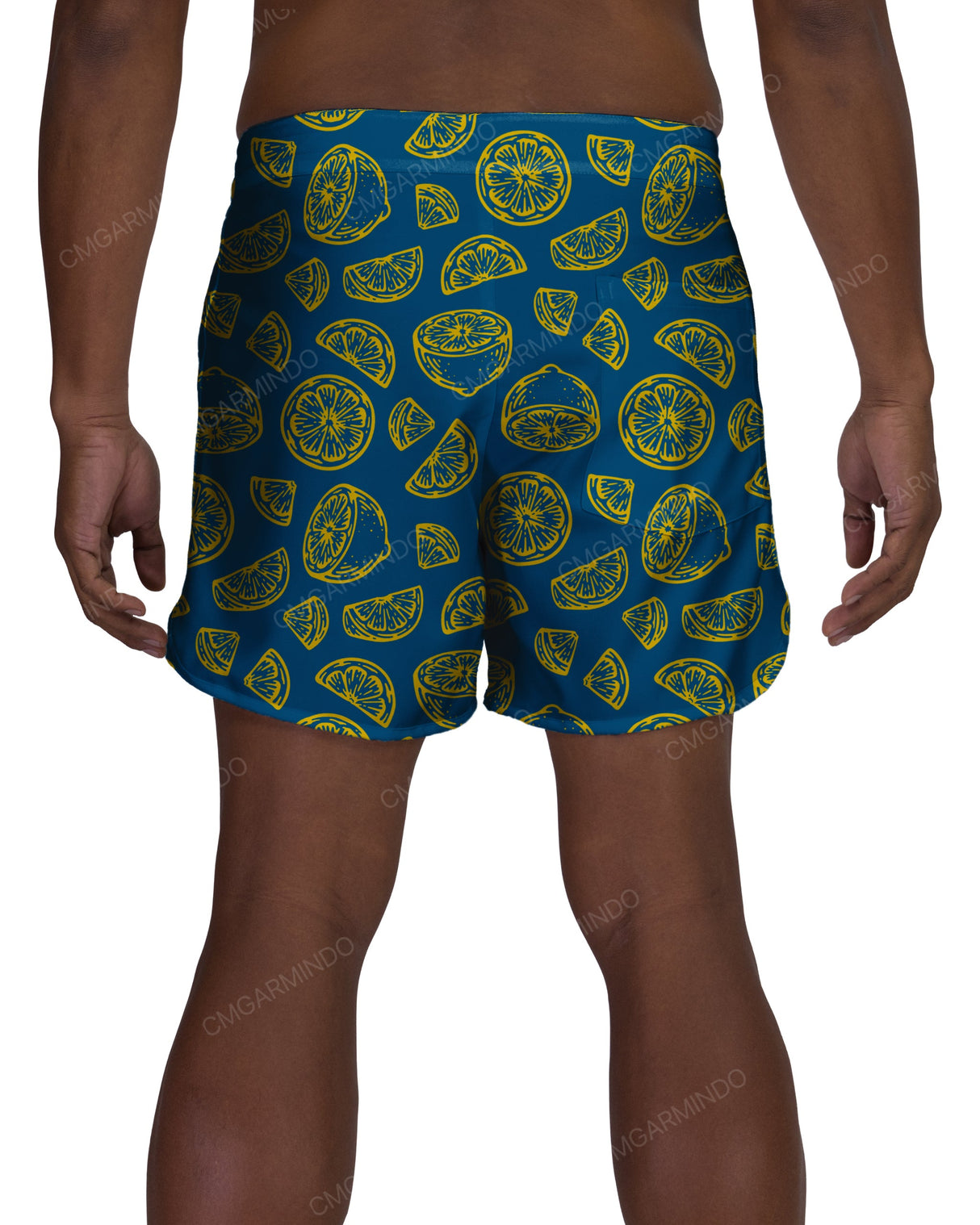 15" Fixed Waist Dolphin Hem Boardshorts
