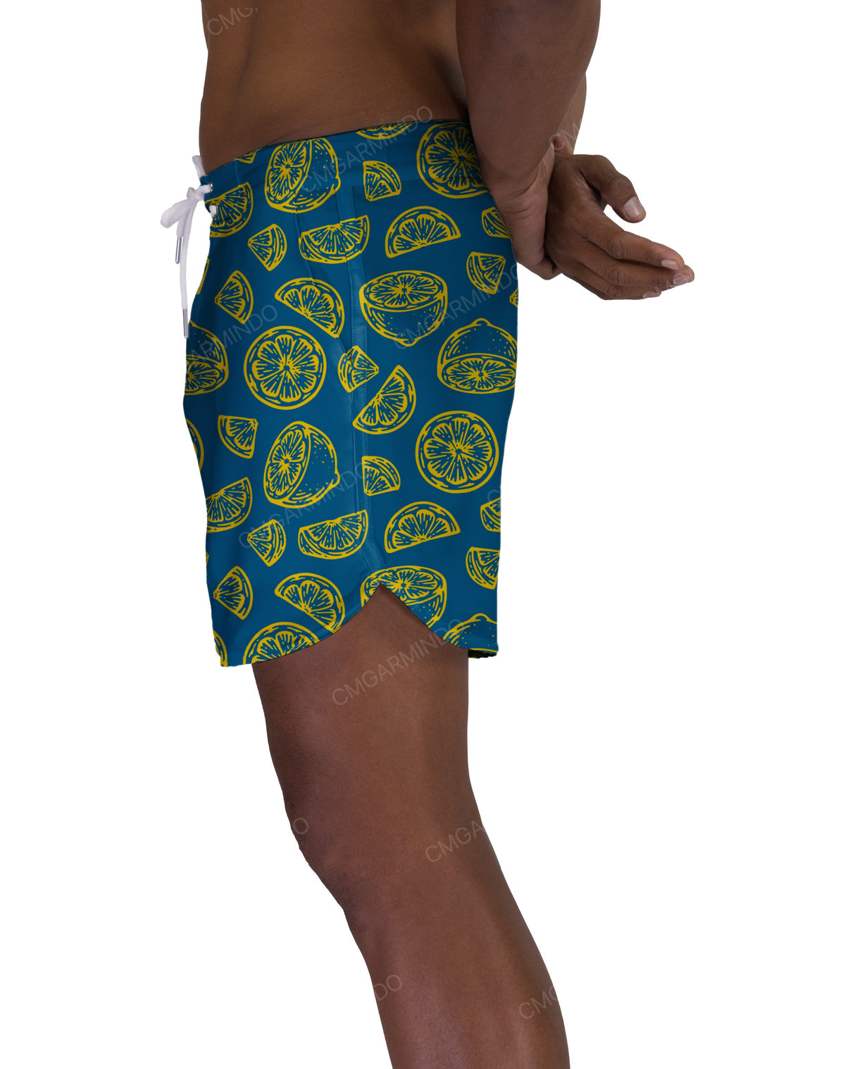 15" Fixed Waist Dolphin Hem Boardshorts