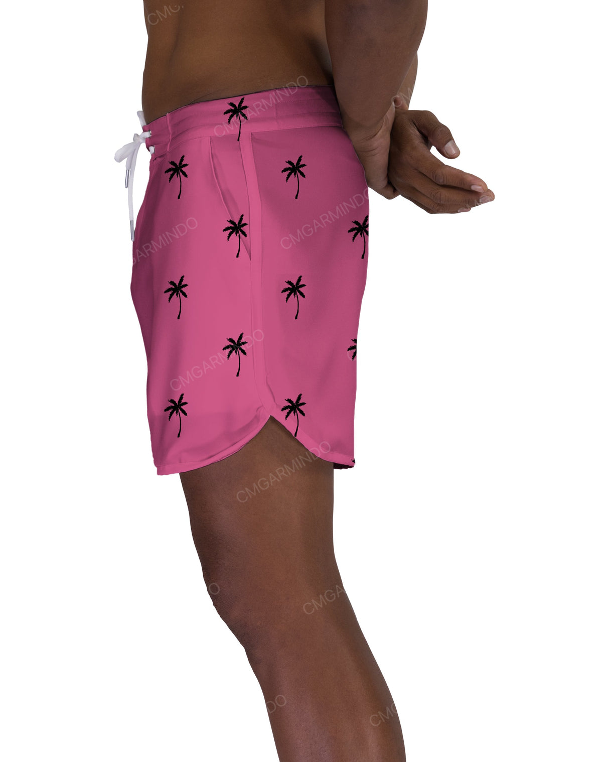 15" Fixed Waist Dolphin Hem Boardshorts