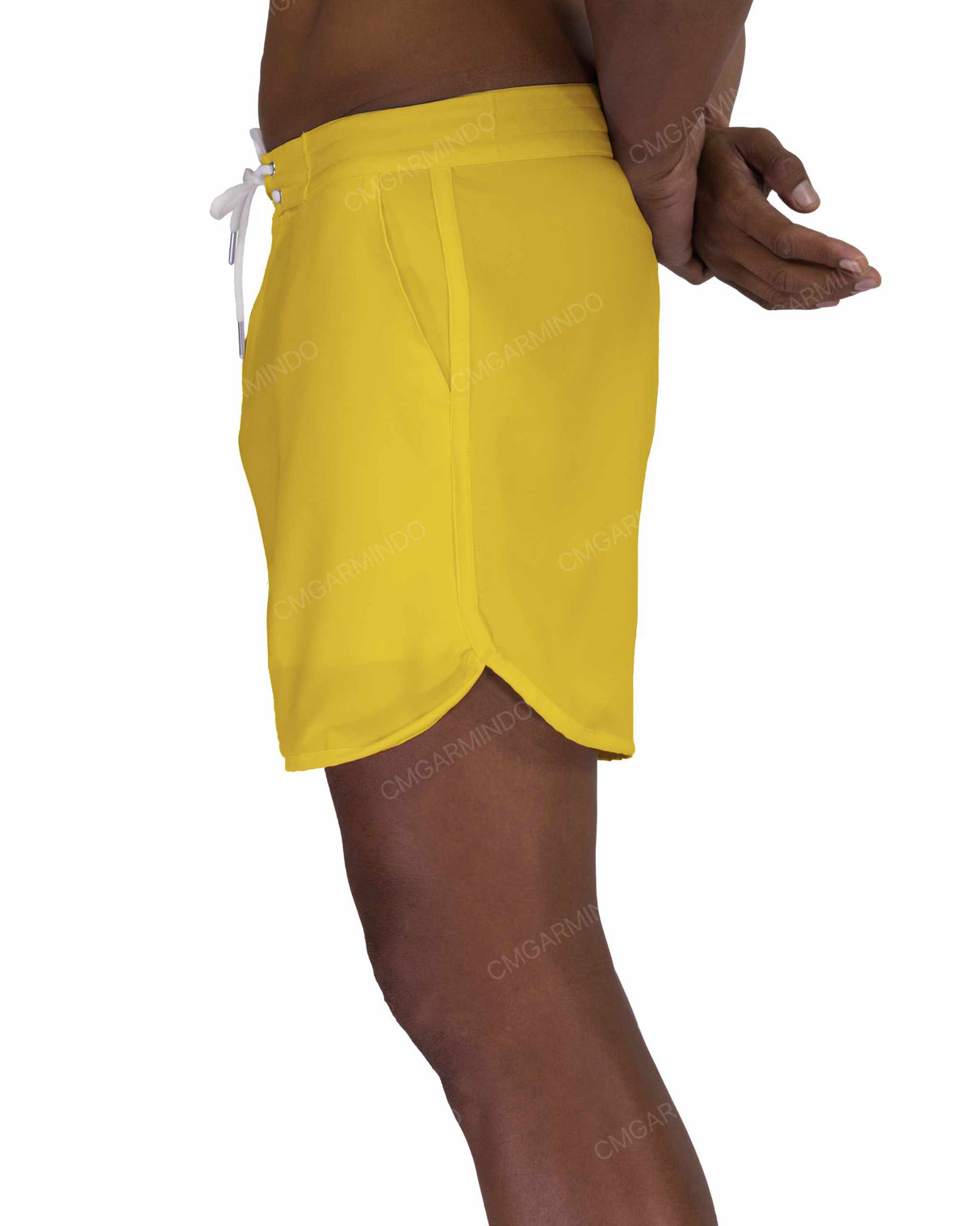 15" Fixed Waist Dolphin Hem Boardshorts