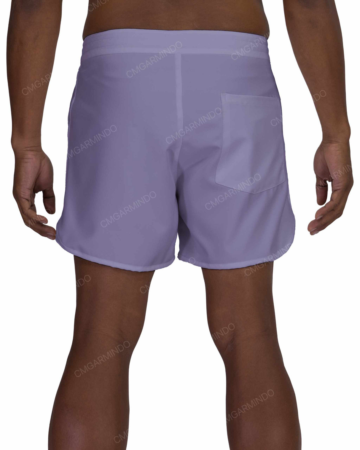 15" Fixed Waist Dolphin Hem Boardshorts