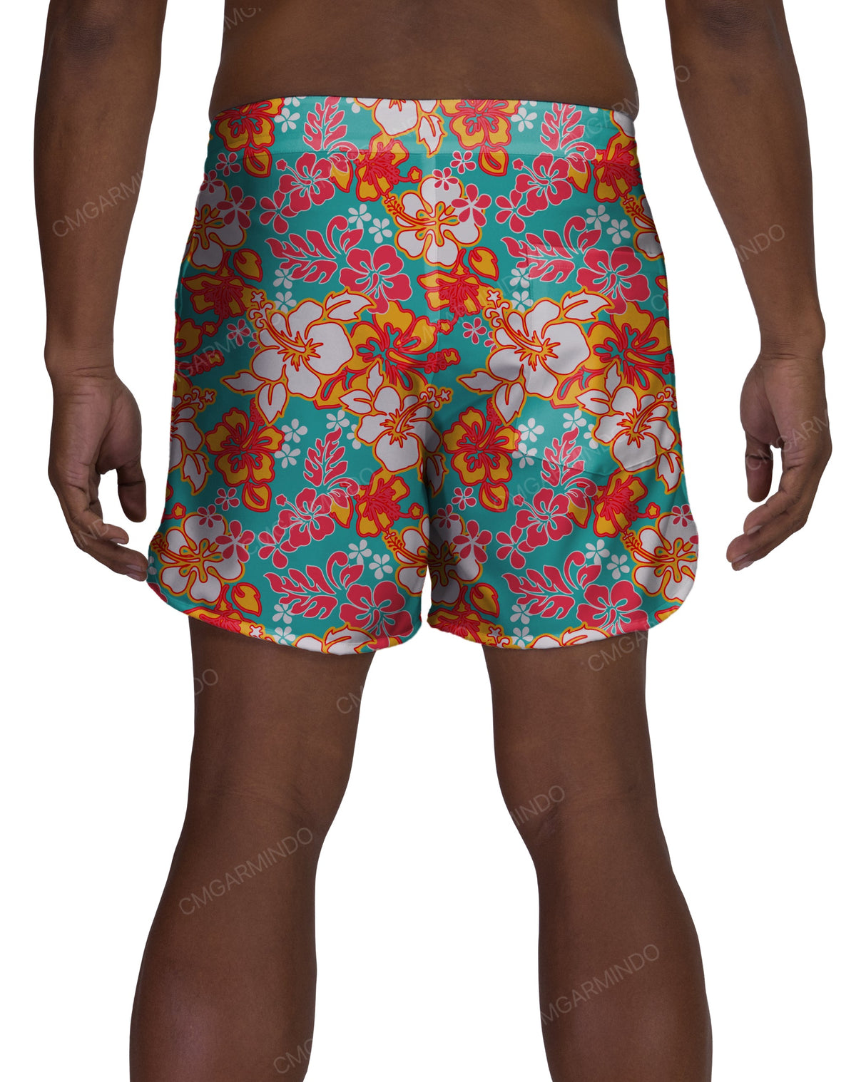 15" Fixed Waist Dolphin Hem Boardshorts