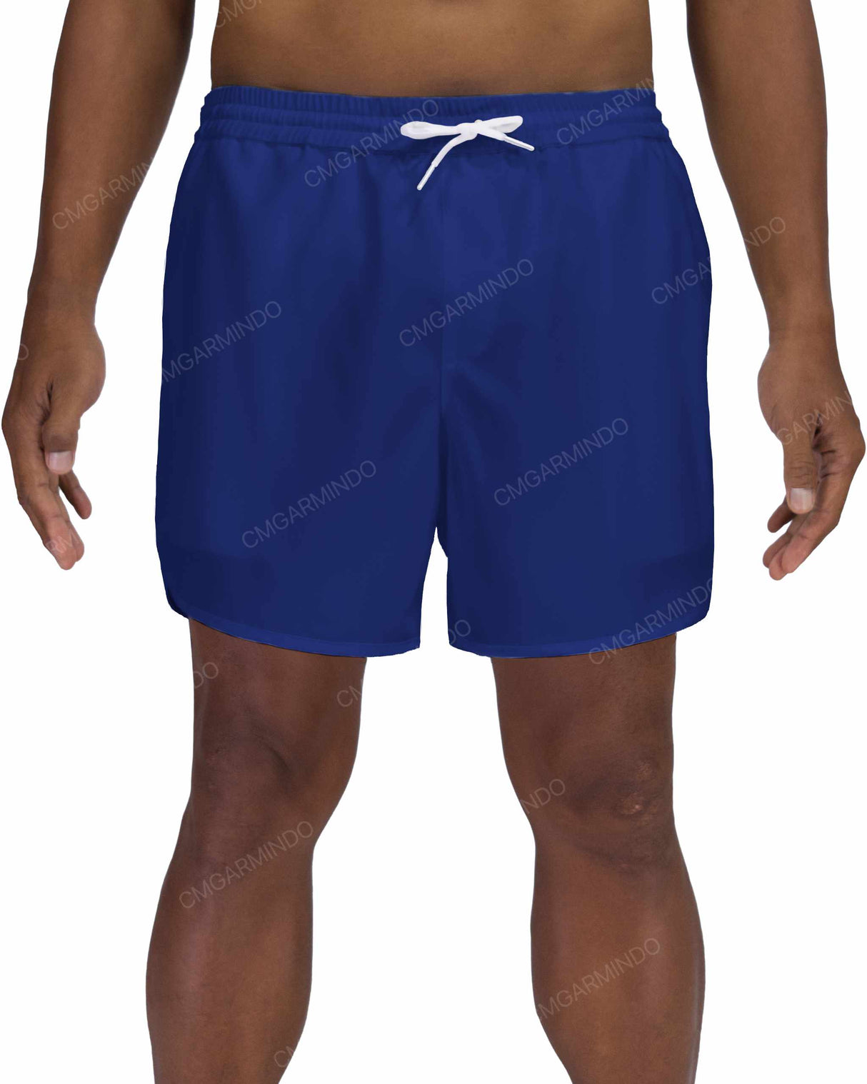 15" Elastic Waist Dolphin Hem Swimshorts