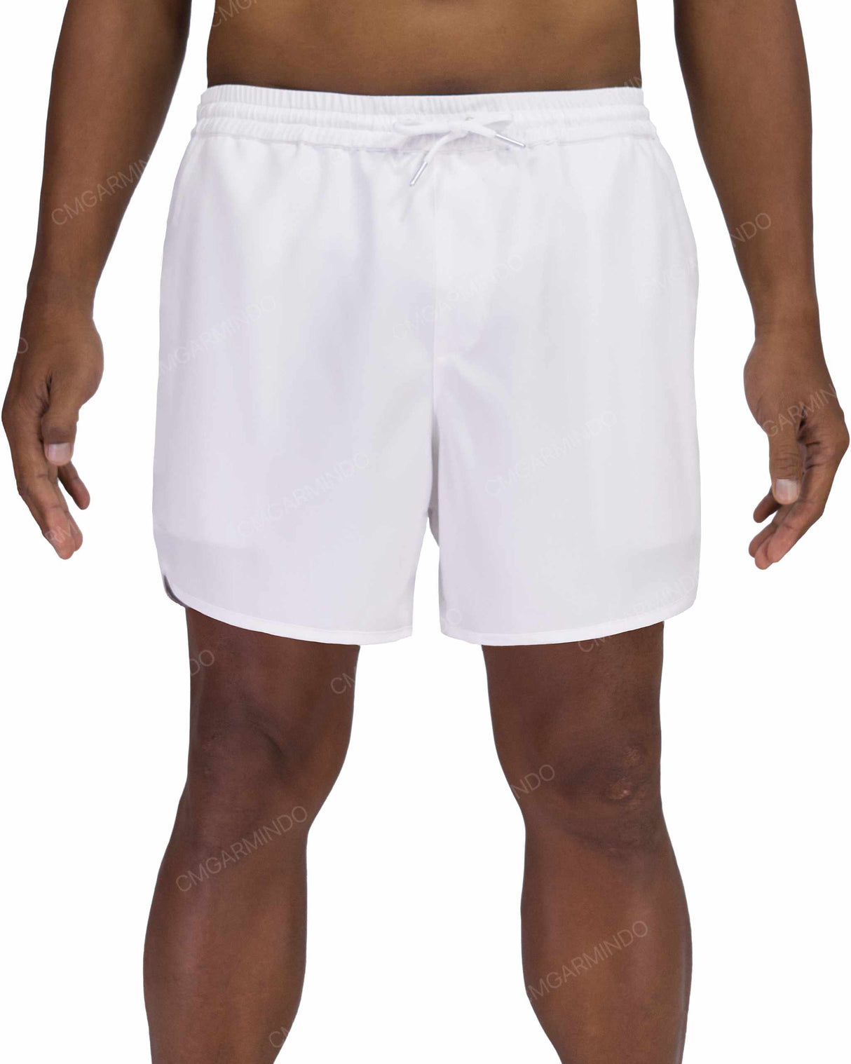 15" Elastic Waist Dolphin Hem Swimshorts